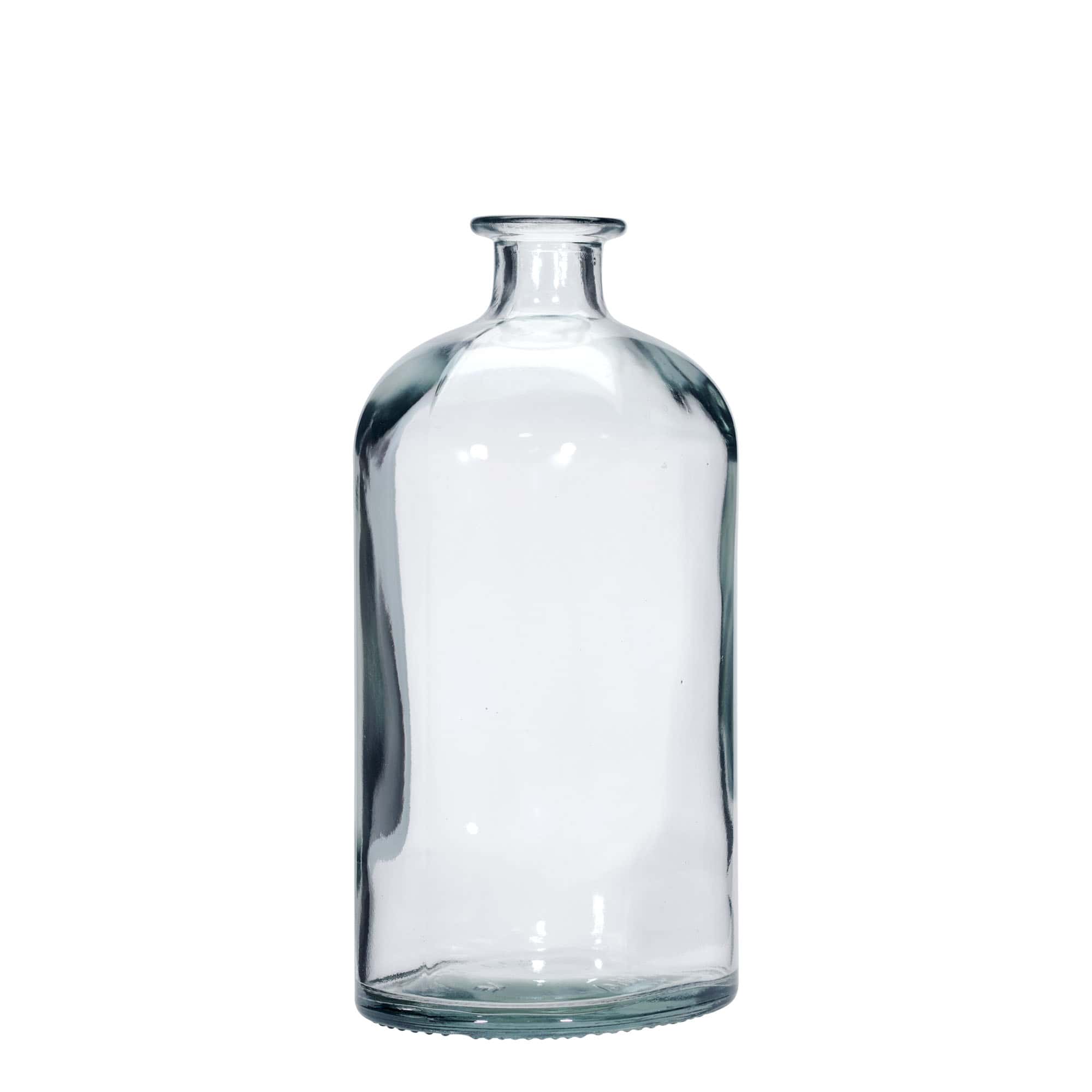 1.000 ml Glasflasche 'Dundee', oval, Mündung: Kork