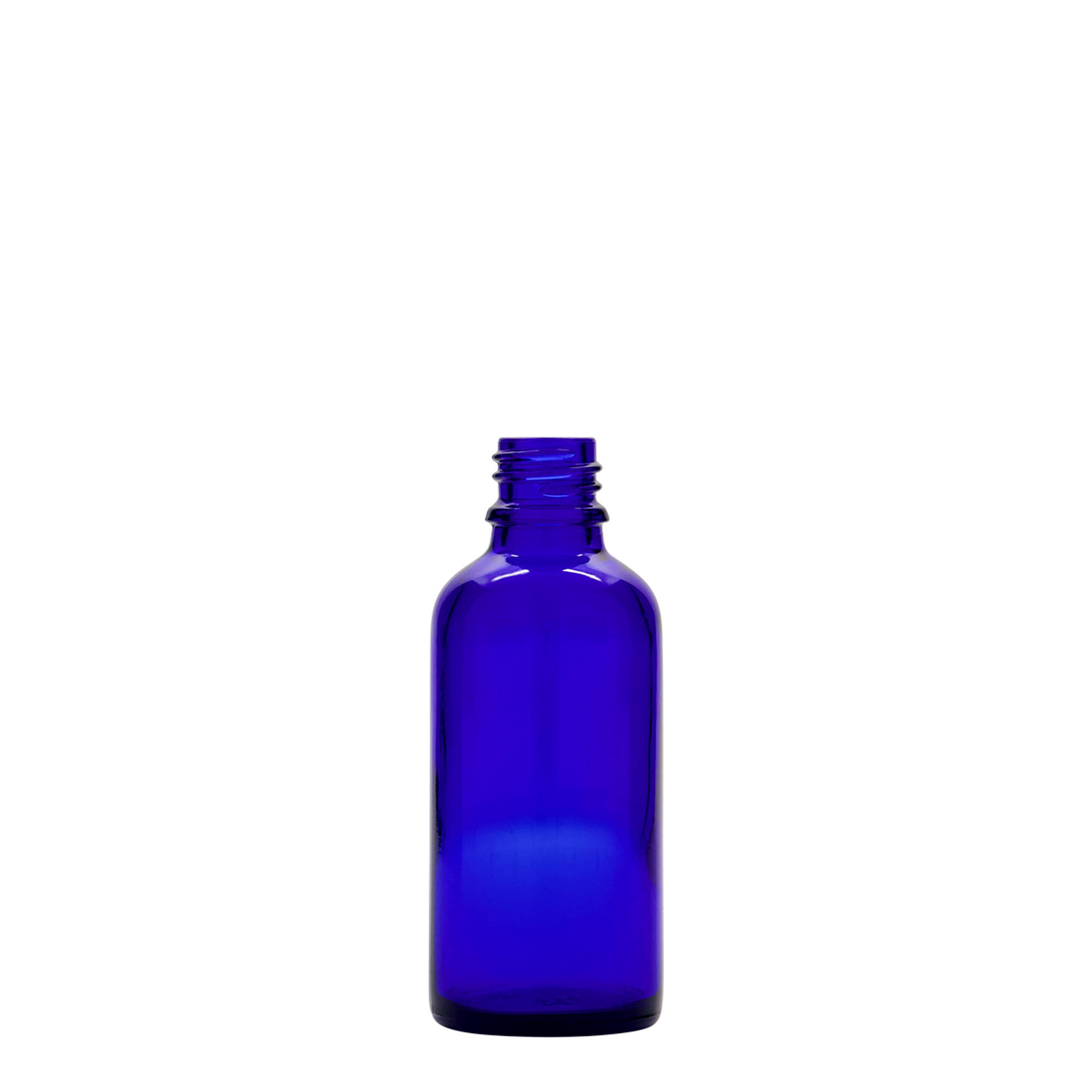 50 ml Sprühflasche Medizin, Glas, royalblau, Mündung: DIN 18 50 ml Sprühflasche Medizin, Glas, royalblau, Mündung: DIN 18