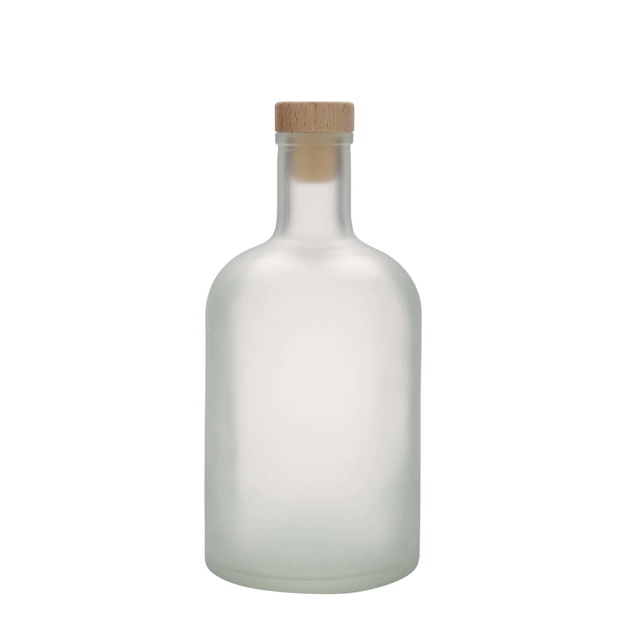 700 ml Glasflasche 'Gerardino', geeist, Mündung: Kork