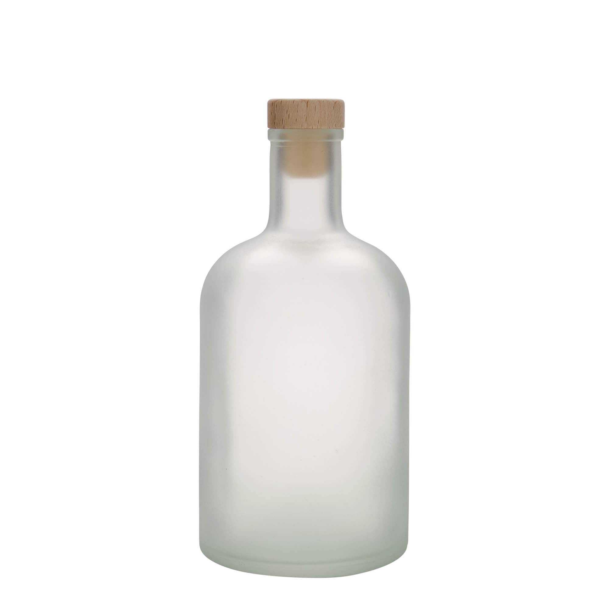 700 ml Glasflasche „Gerardino“, geeist, Mündung: Kork