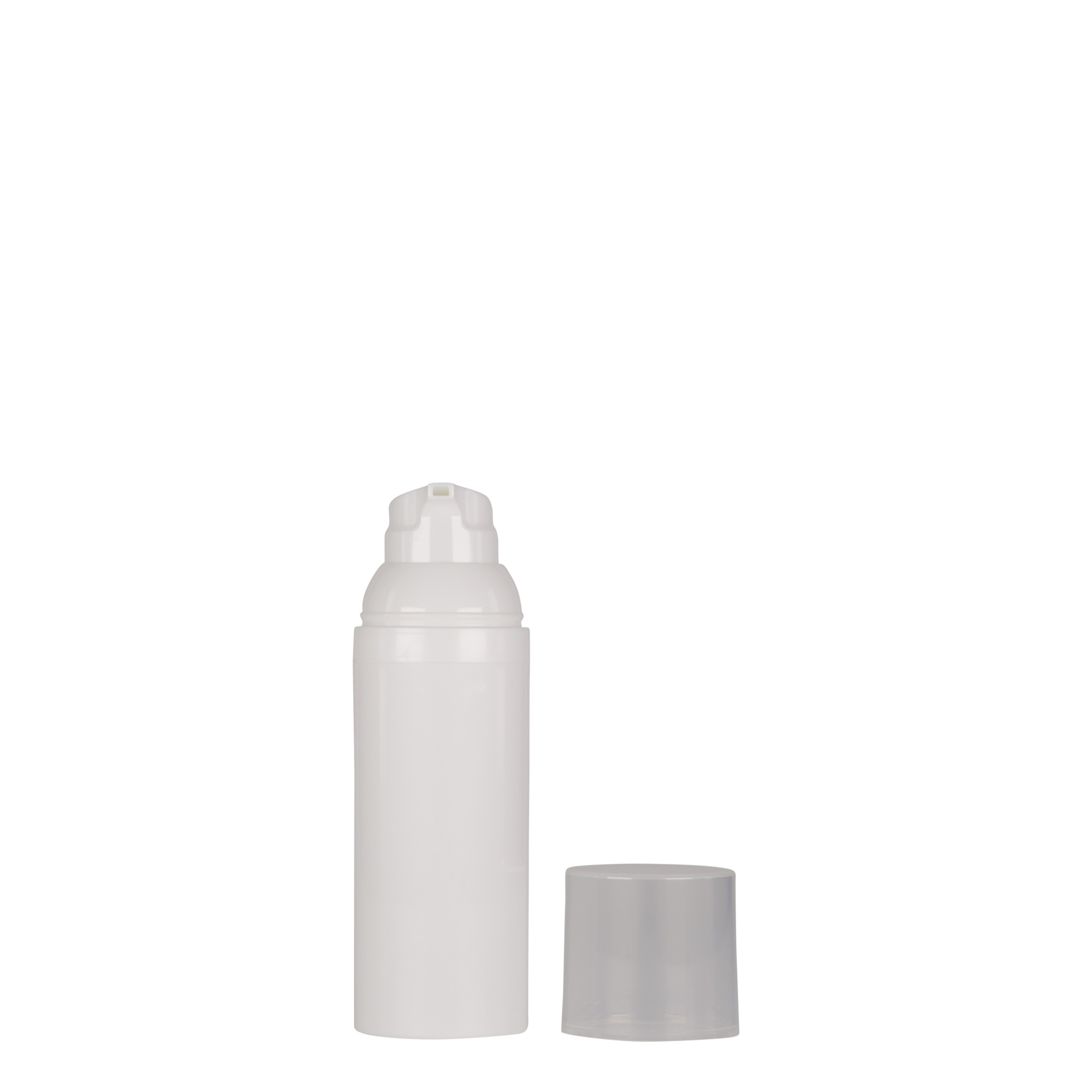 50 ml Airless Dispenser „Mezzo“, PP-Kunststoff, weiß