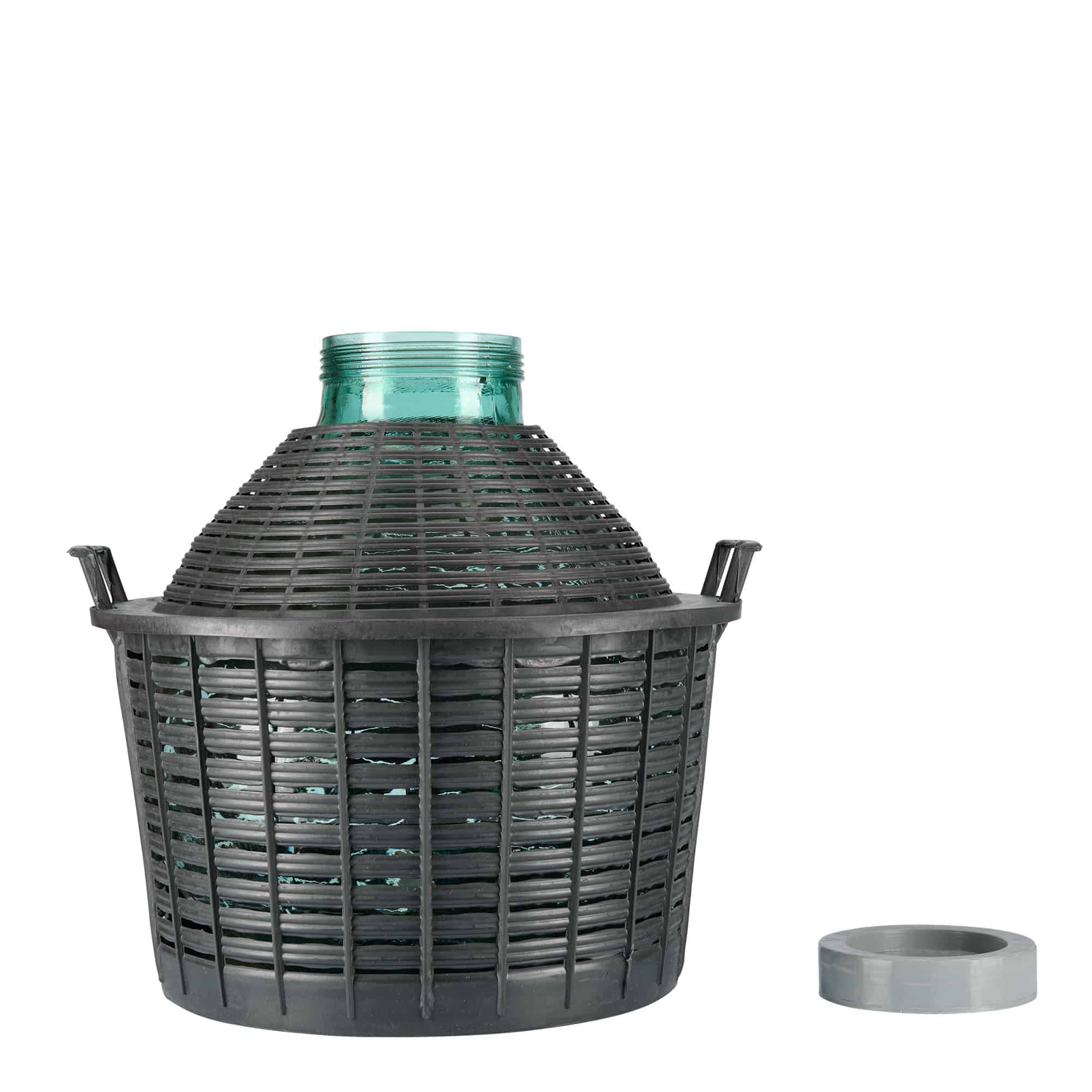 25 l Ballonflasche Weithals, Glas, Mündung: Schraubverschluss