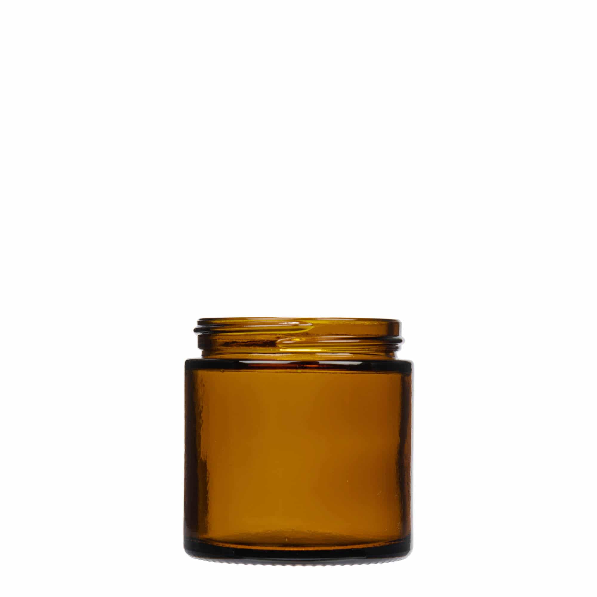 120 ml Tiegel 'Brown Line', Glas, braun, Mündung: Schraubverschluss 120 ml Tiegel 'Brown Line', Glas, braun, Mündung: Schraubverschluss