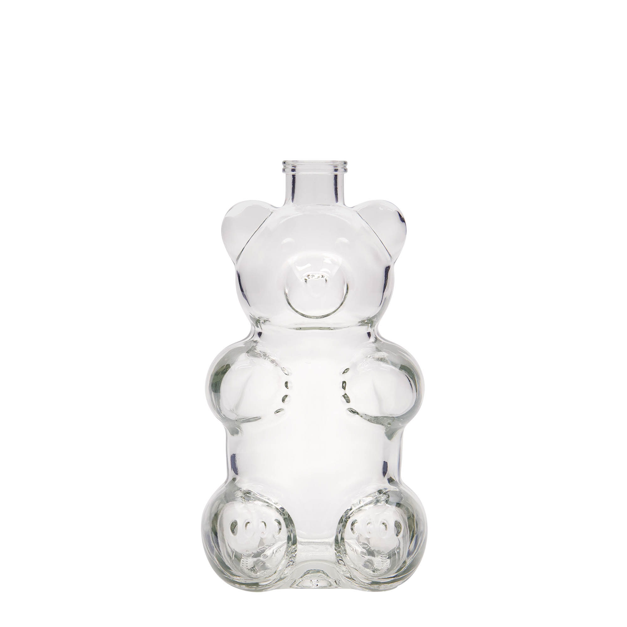 350 ml Glasflasche 'Bär', Mündung: Kork 350 ml Glasflasche 'Bär', Mündung: Kork