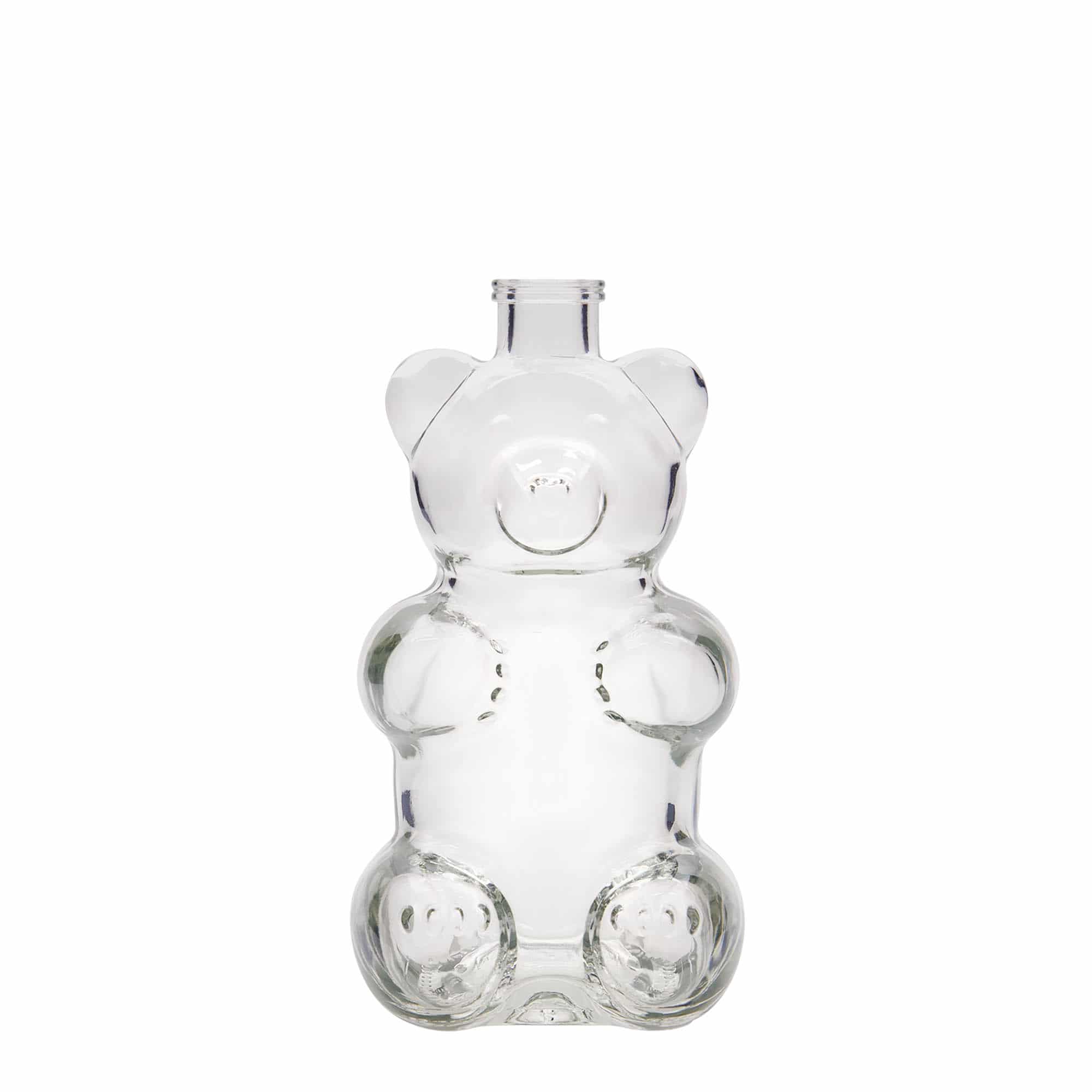 350 ml Glasflasche 'Bär', Mündung: Kork 350 ml Glasflasche 'Bär', Mündung: Kork