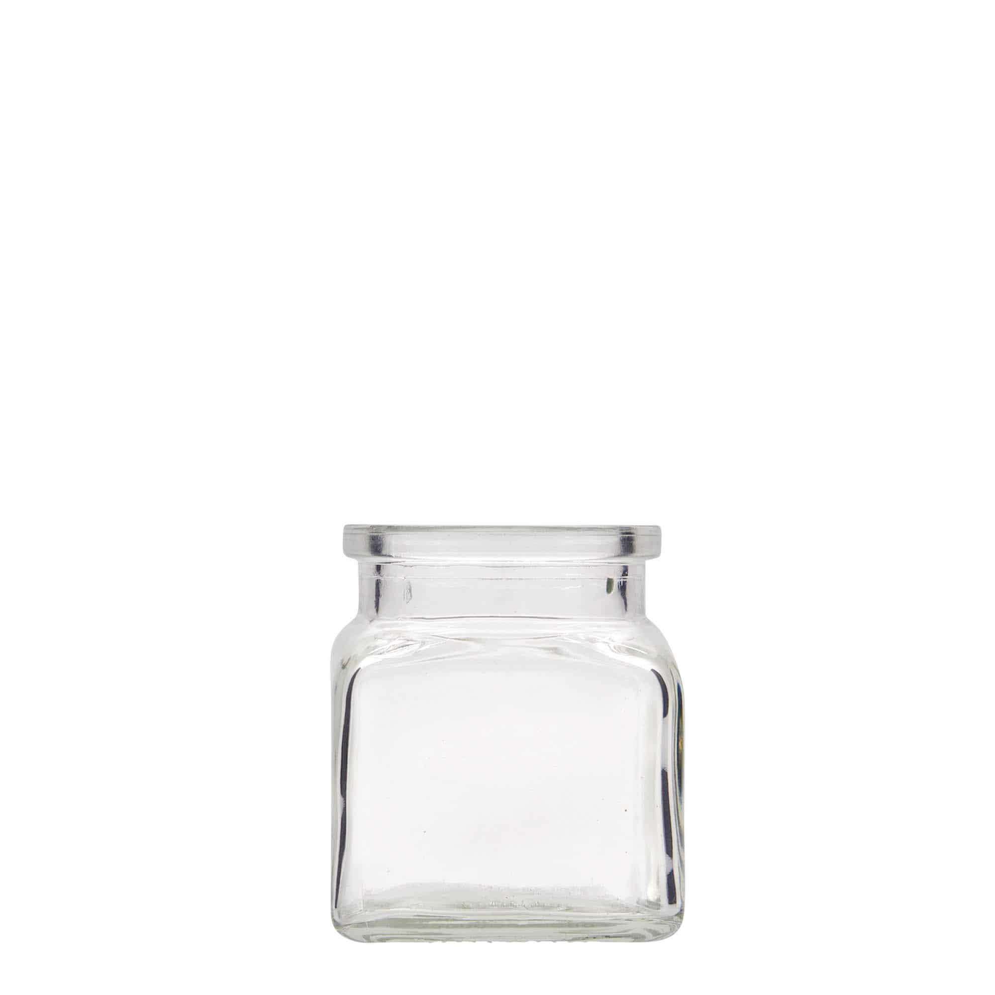 120 ml Korkenglas, quadratisch, Mündung: Kork 120 ml Korkenglas, quadratisch, Mündung: Kork