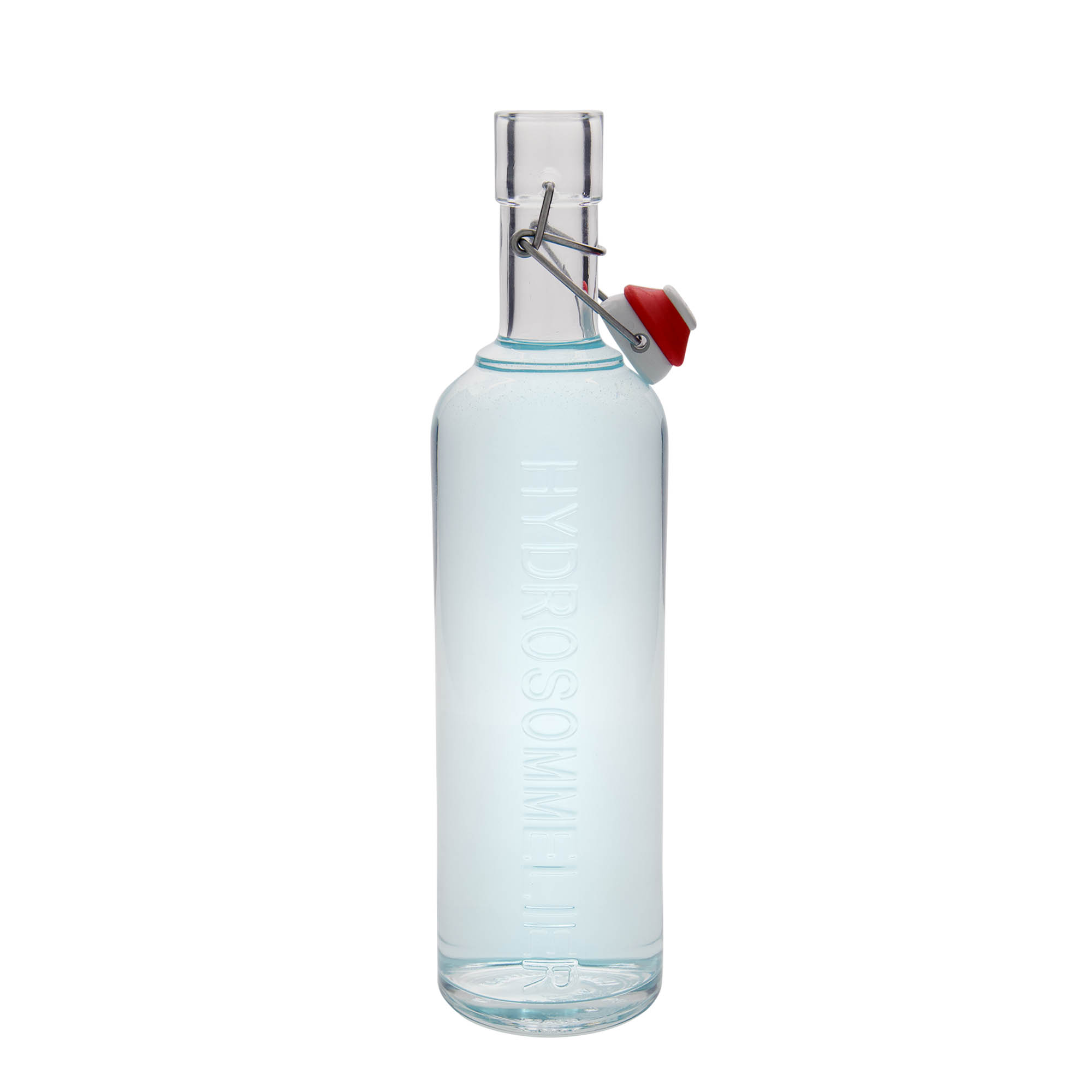 1.000 ml Glasflasche 'Optima Hydrosommelier', Mündung: Bügelverschluss 1.000 ml Glasflasche 'Optima Hydrosommelier', Mündung: Bügelverschluss