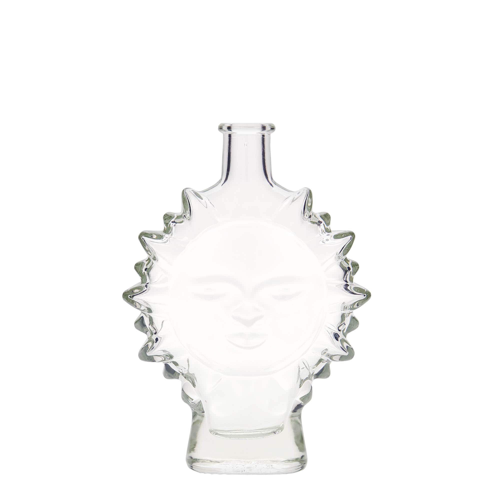 200 ml Glasflasche „Sonne“, Mündung: Kork