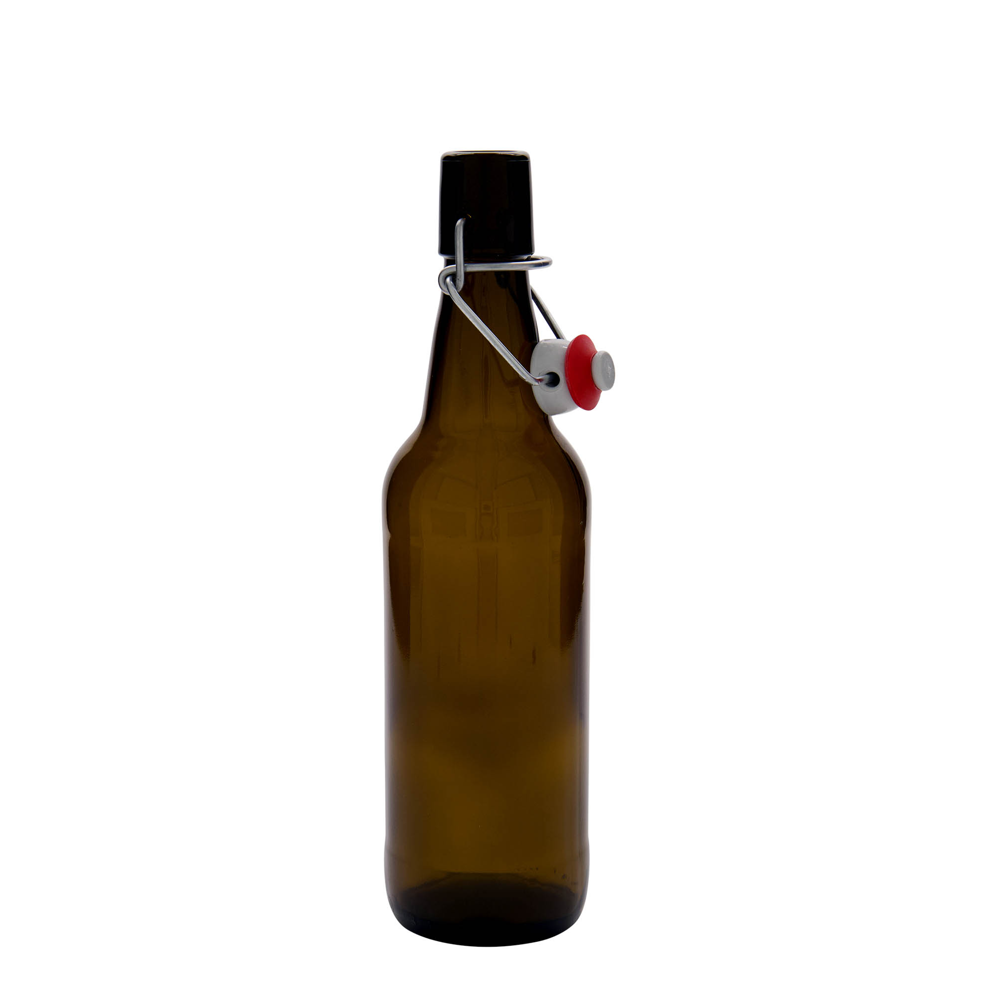 500 ml Bierflasche, Glas, braun, Mündung: Bügelverschluss 500 ml Bierflasche, Glas, braun, Mündung: Bügelverschluss