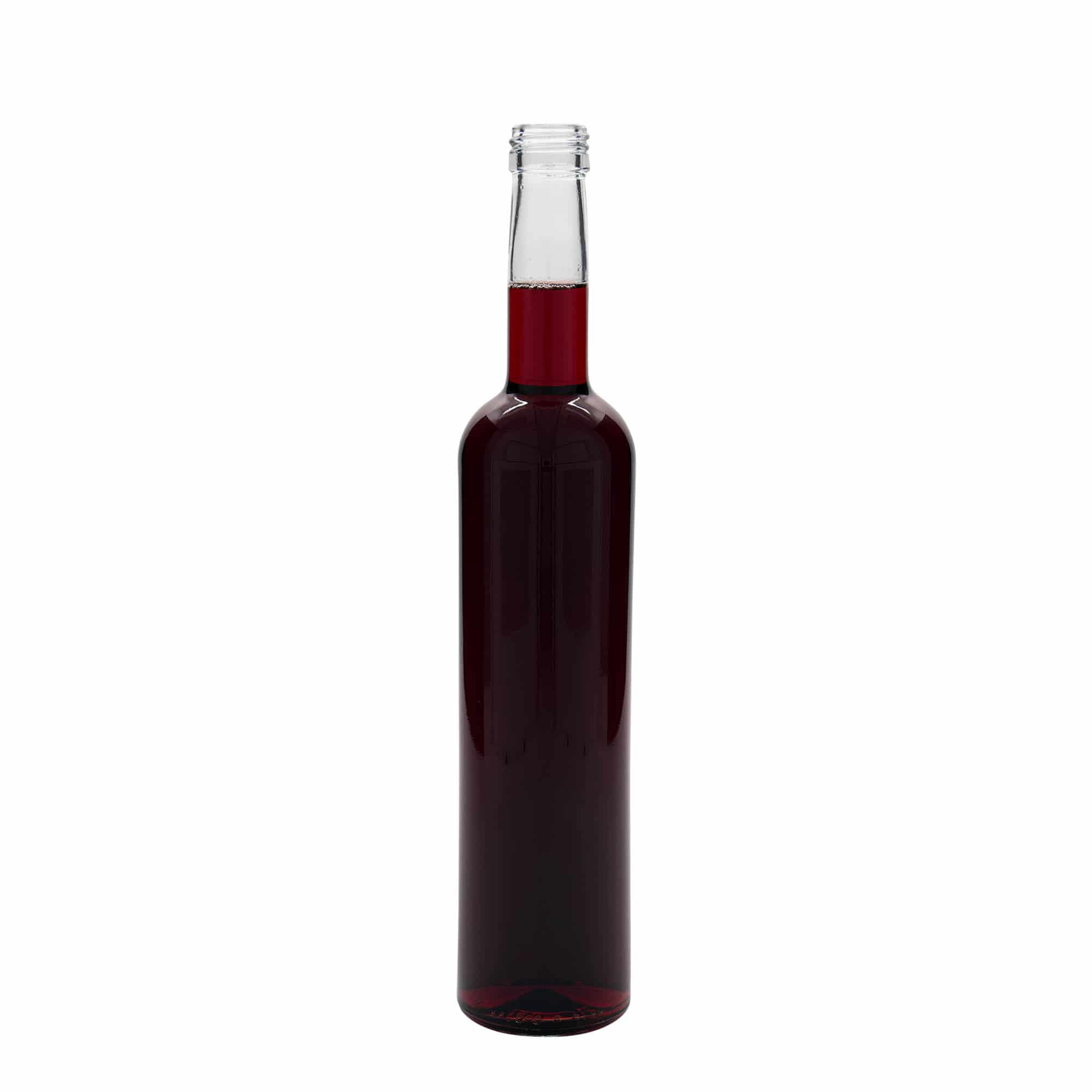 500 ml Glasflasche 'Bordeaux', Mündung: PP 28 500 ml Glasflasche 'Bordeaux', Mündung: PP 28