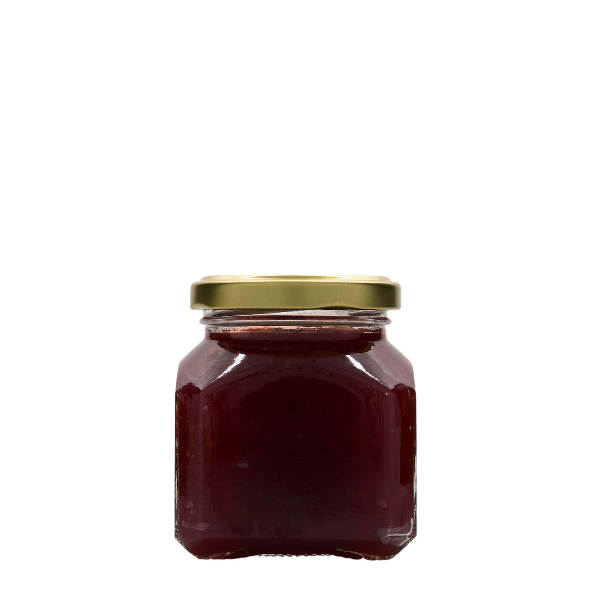 212 ml Vierkantglas 'Mailand', Mündung: Twist-Off (TO 58)