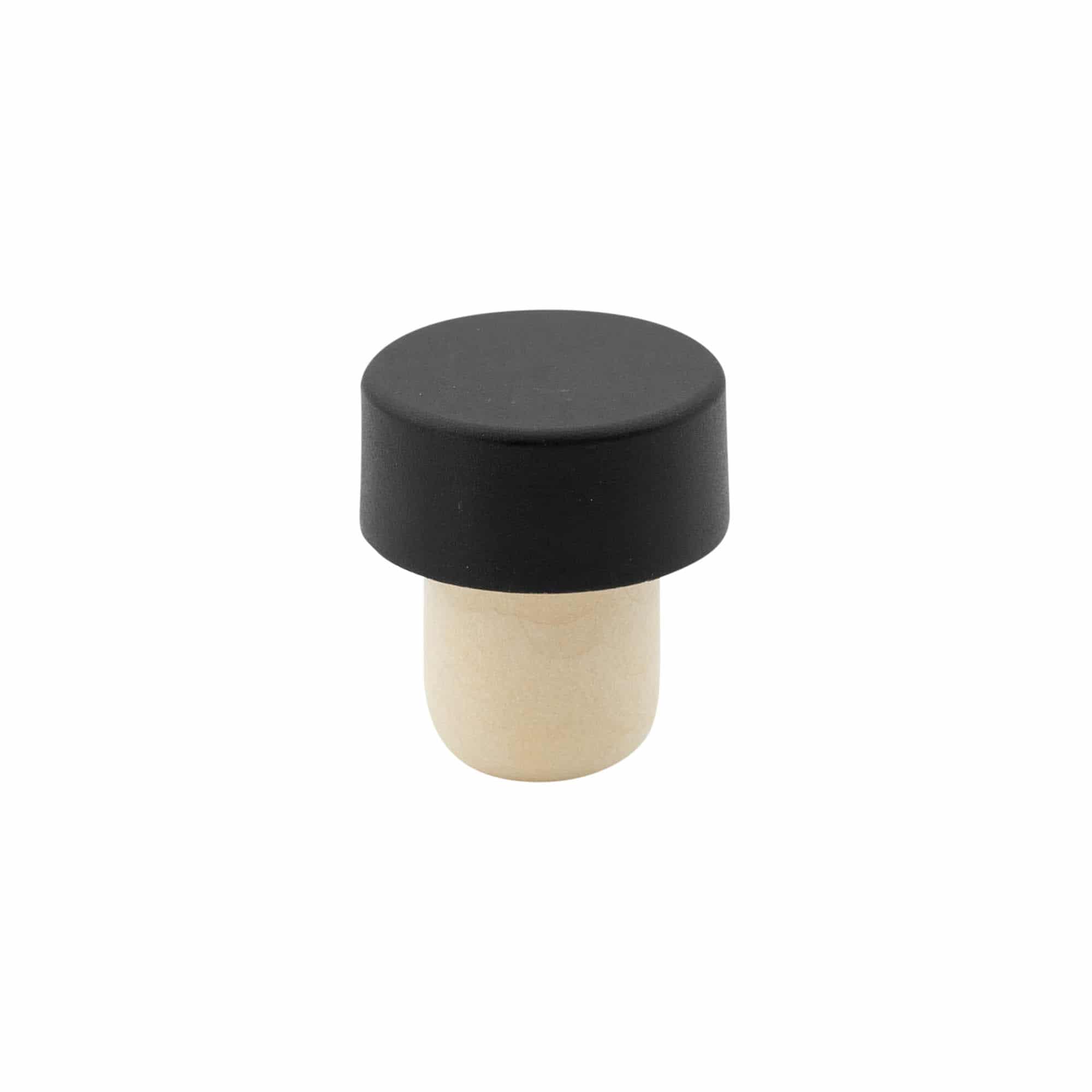 Griffkorken 19 mm, Kunststoff, schwarz, für Mündung: Kork Griffkorken 19 mm, Kunststoff, schwarz, für Mündung: Kork