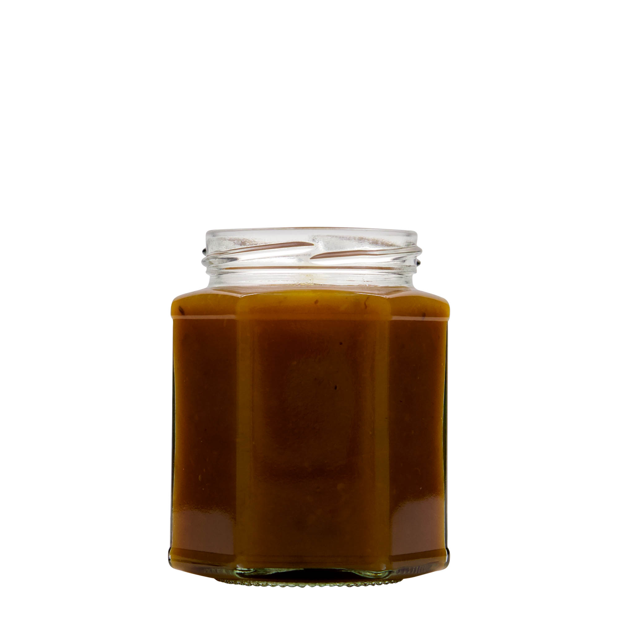 324 ml Sechskantglas, Mündung: Twist-Off (TO 66) 324 ml Sechskantglas, Mündung: Twist-Off (TO 66)