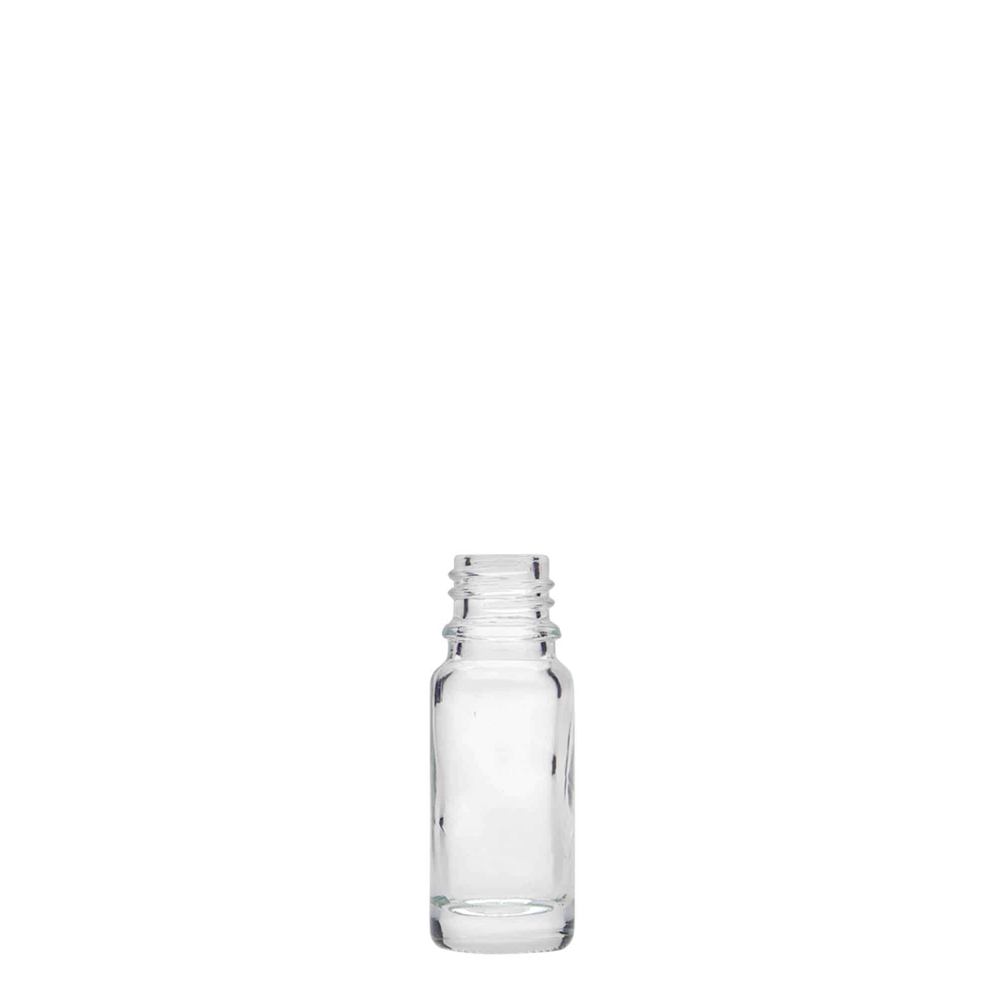 10 ml Medizinflasche, Glas, Mündung: DIN 18