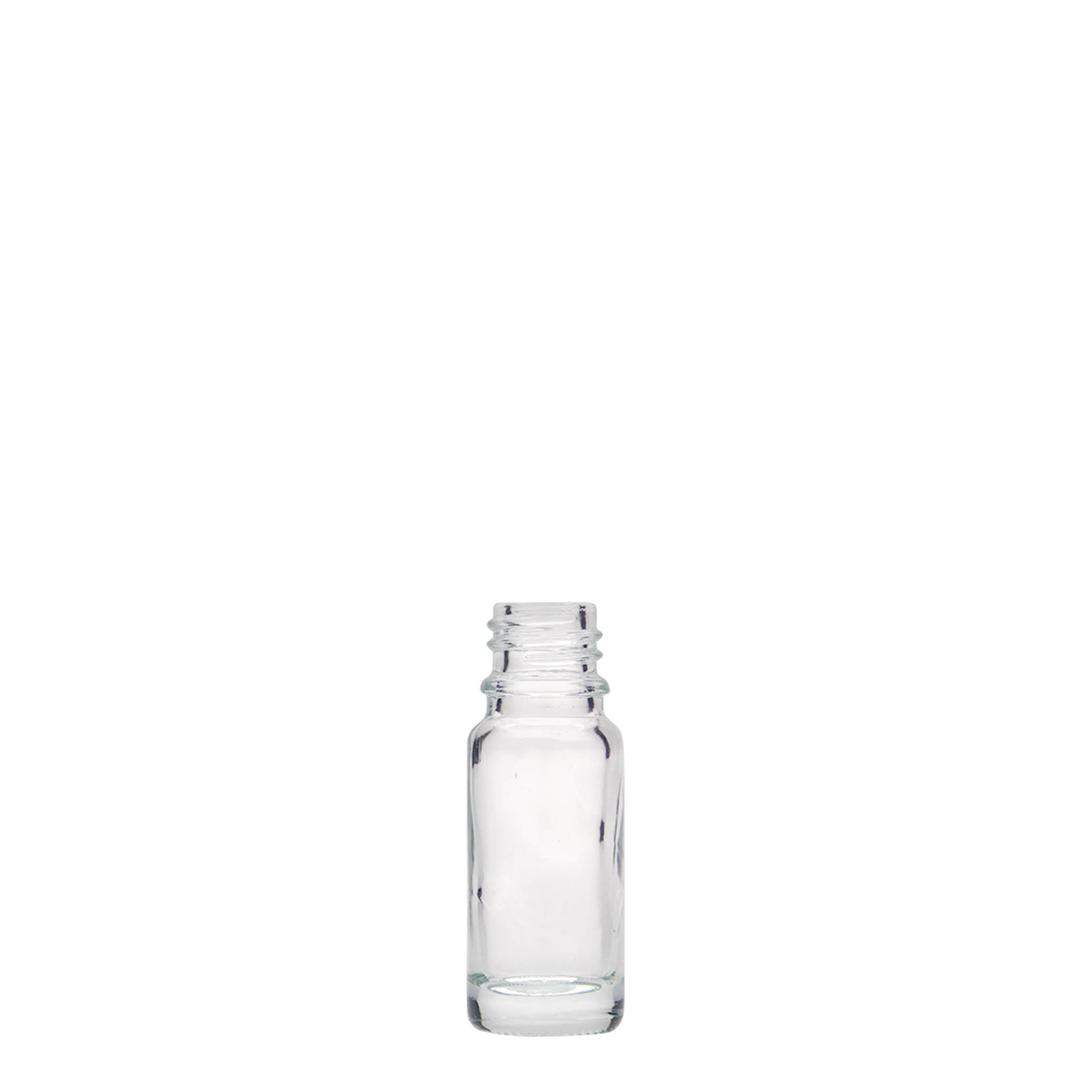 10 ml Medizinflasche, Glas, Mündung: DIN 18 10 ml Medizinflasche, Glas, Mündung: DIN 18