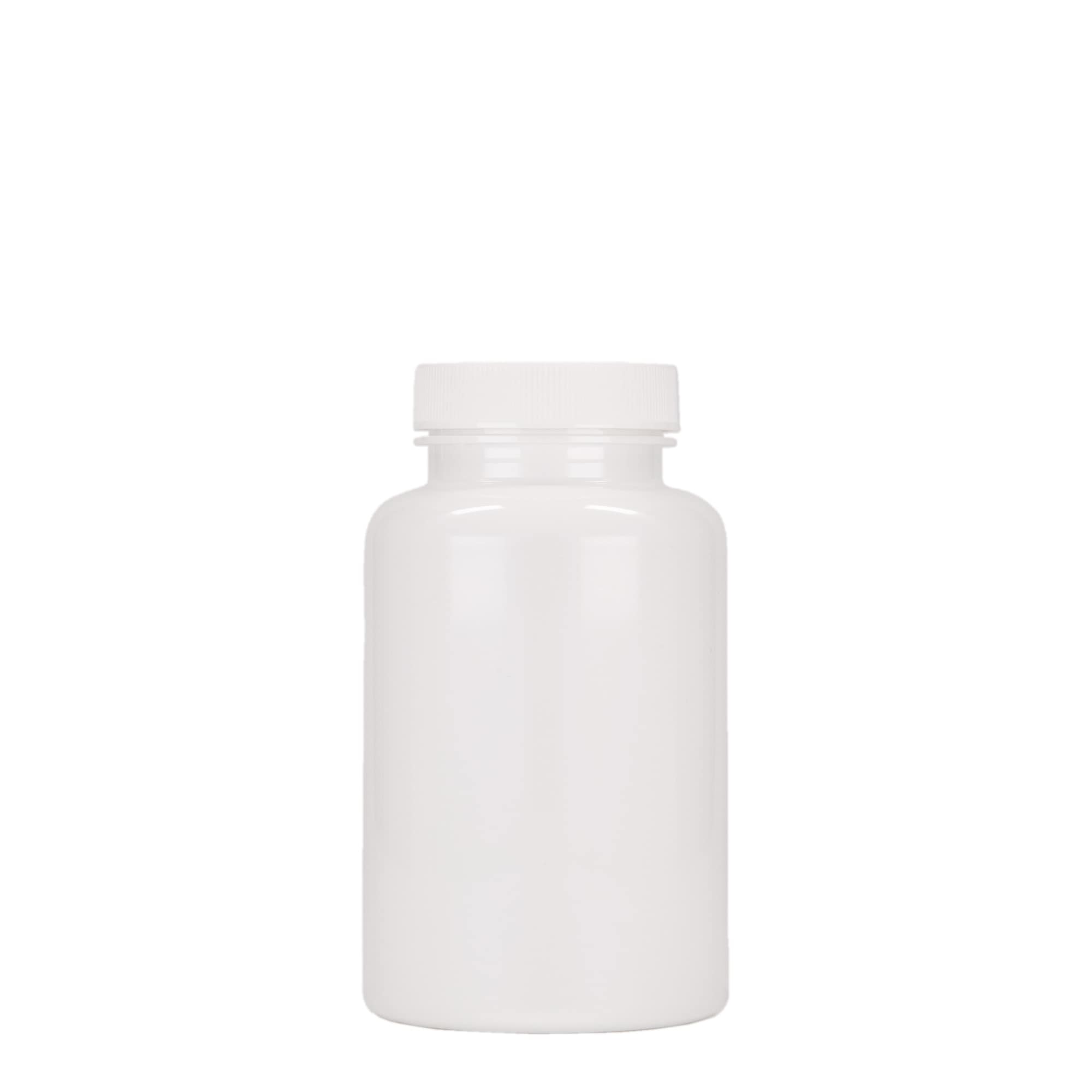 250 ml PET-Packer, Kunststoff, weiß, Mündung: 45/400