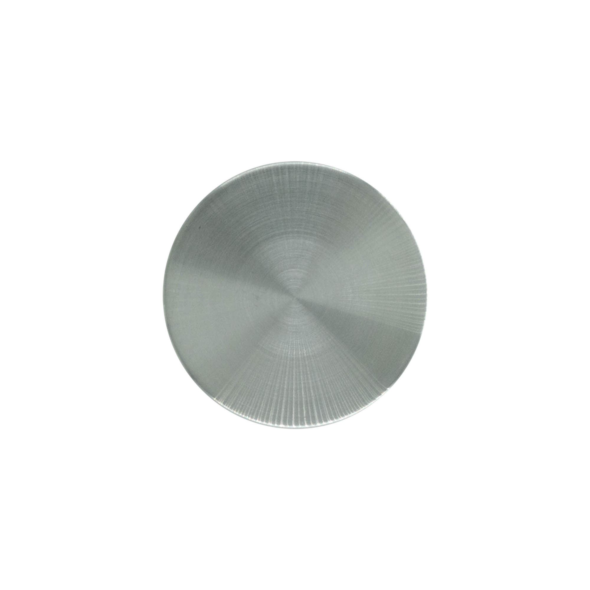 Schraubdeckel „Perseus“, Metall, silber
