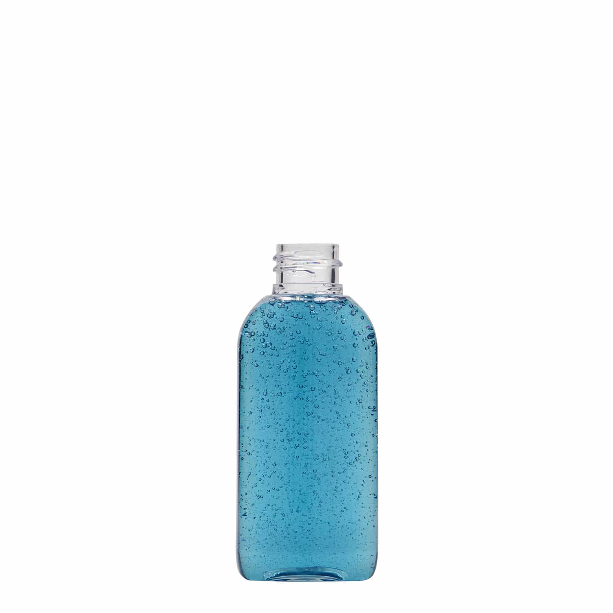 50 ml PET-Flasche „Iris“, oval, Kunststoff, Mündung: 20/410