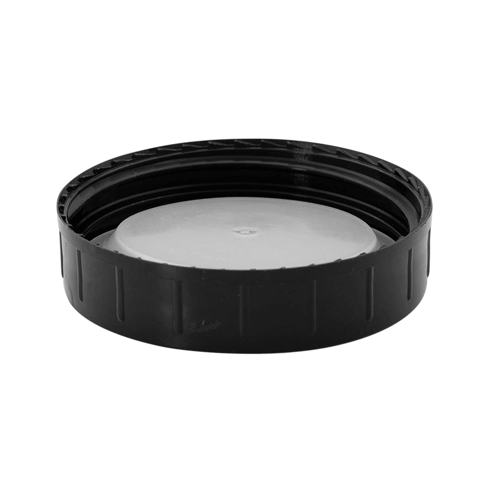 Schraubverschluss, PP-Kunststoff, schwarz, für Mündung: DIN 68 Schraubverschluss, PP-Kunststoff, schwarz, für Mündung: DIN 68