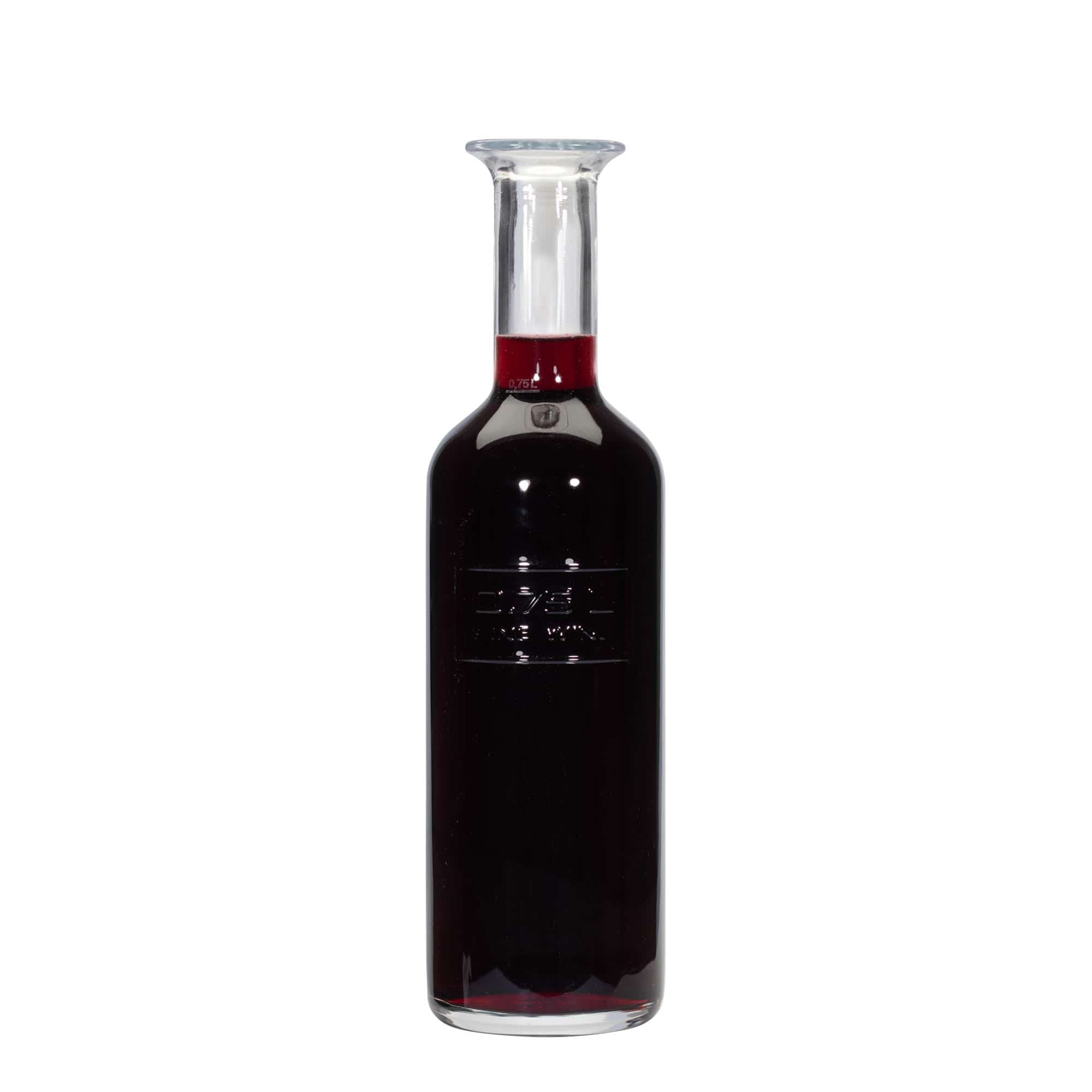 750 ml Glasflasche 'Optima Fine Wine', Mündung: Kork
