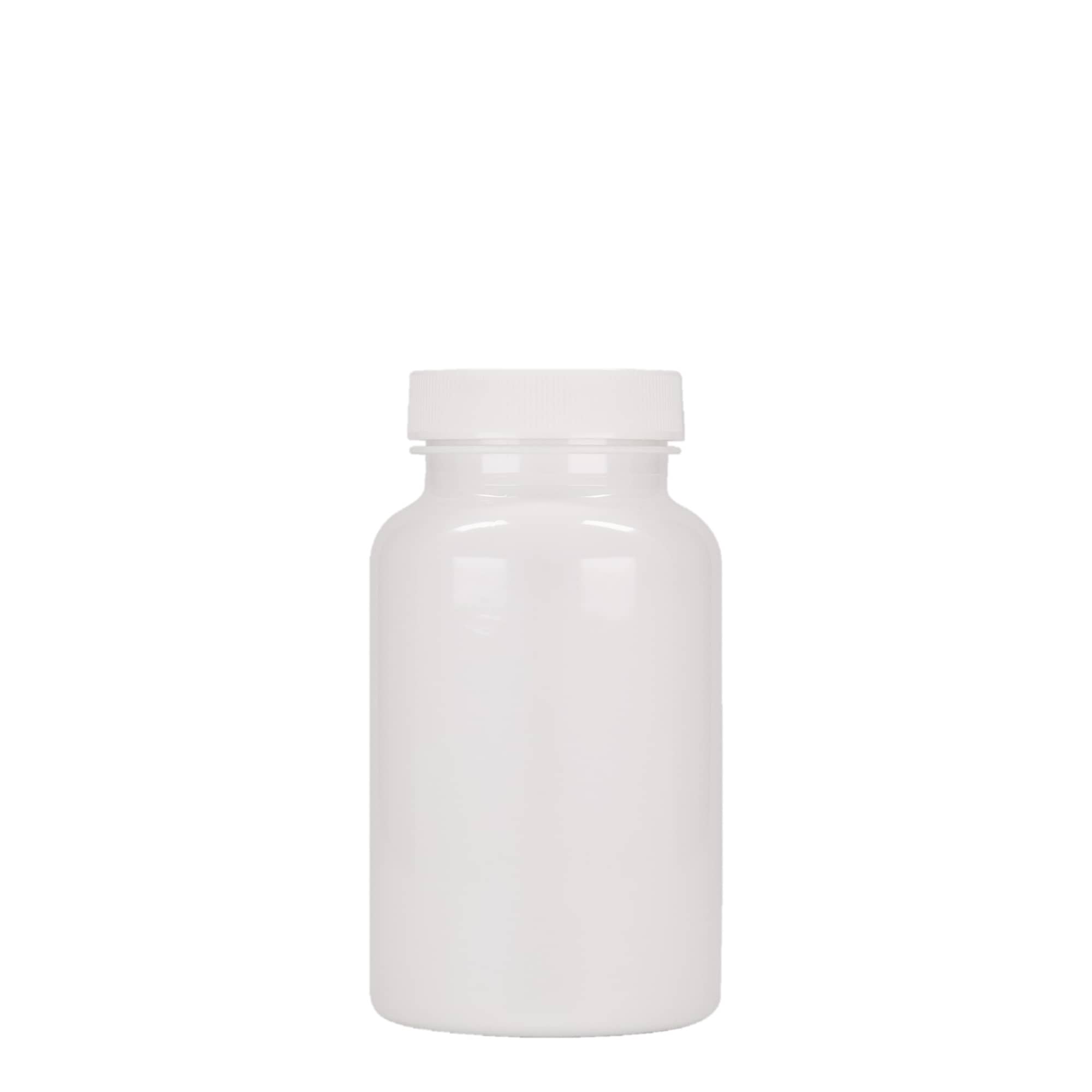 200 ml PET-Packer, Kunststoff, weiß, Mündung:  45/400