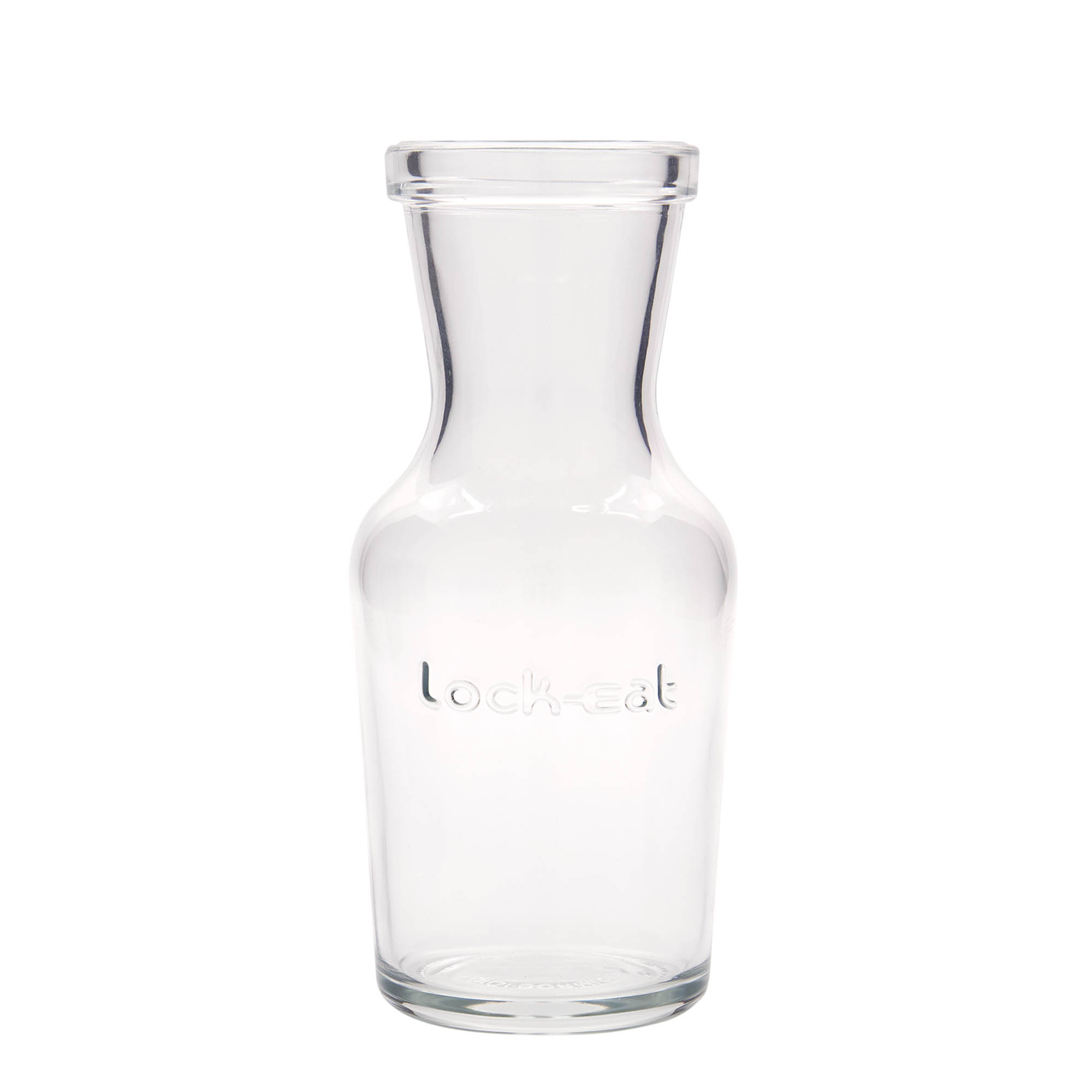 500 ml Glaskaraffe „Lock-Eat“, Mündung: Drahtbügelverschluss