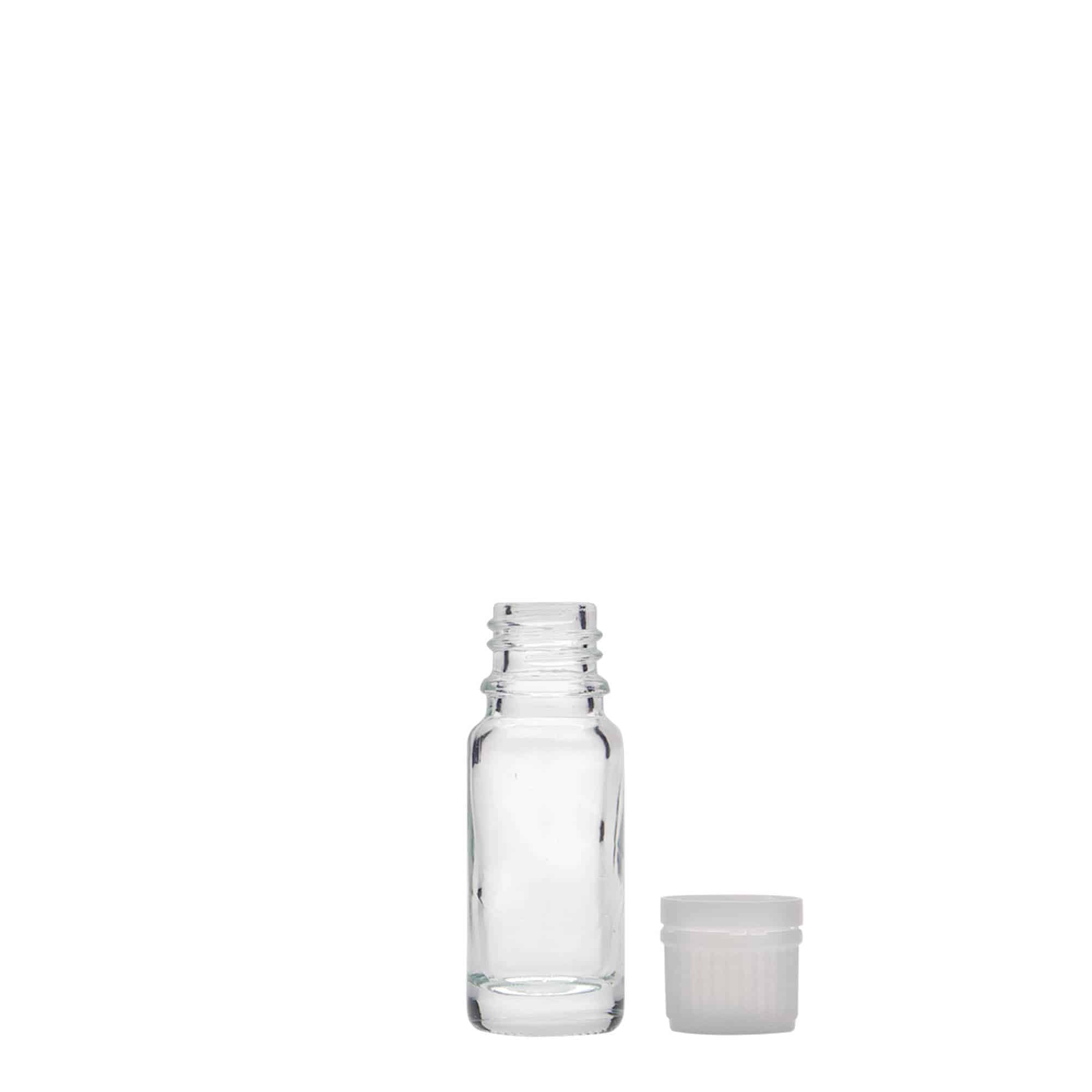 10 ml Medizinflasche, Glas, Mündung: DIN 18 10 ml Medizinflasche, Glas, Mündung: DIN 18