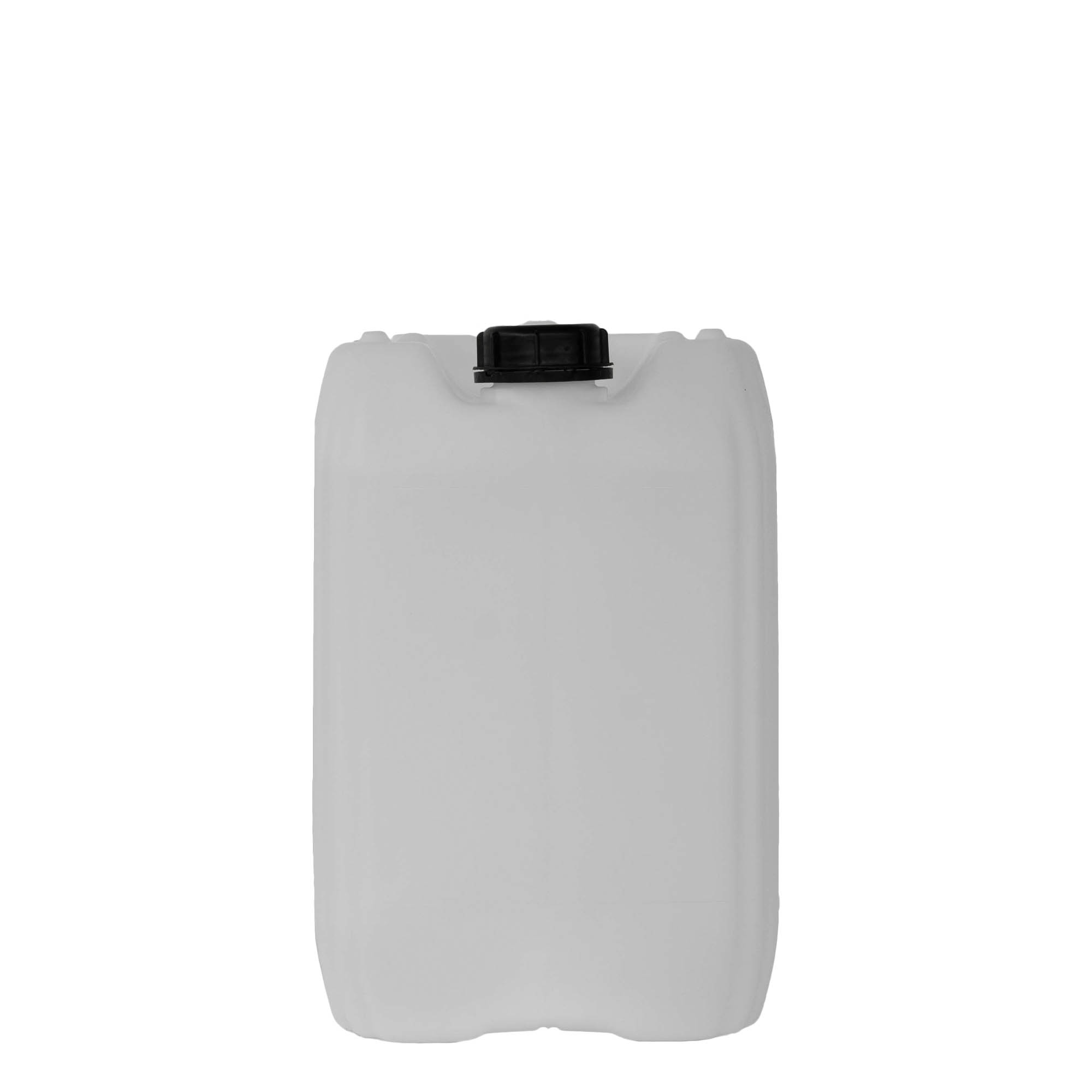 20 l Kanister, rechteckig, HDPE-Kunststoff, natur, Mündung: ND 60 20 l Kanister, rechteckig, HDPE-Kunststoff, natur, Mündung: ND 60