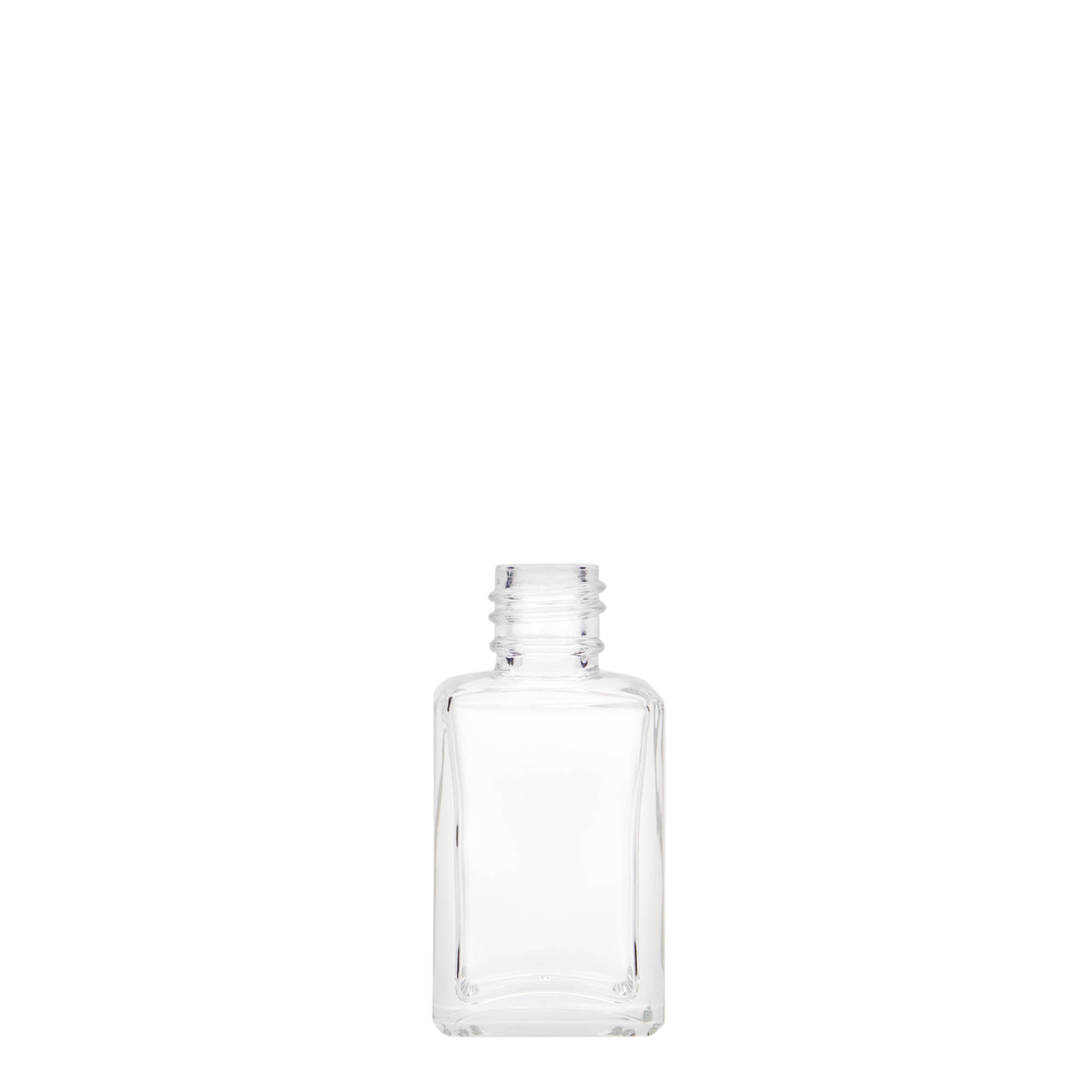 30 ml Glasflasche 'Tamme', quadratisch, Mündung: PP 18 30 ml Glasflasche 'Tamme', quadratisch, Mündung: PP 18