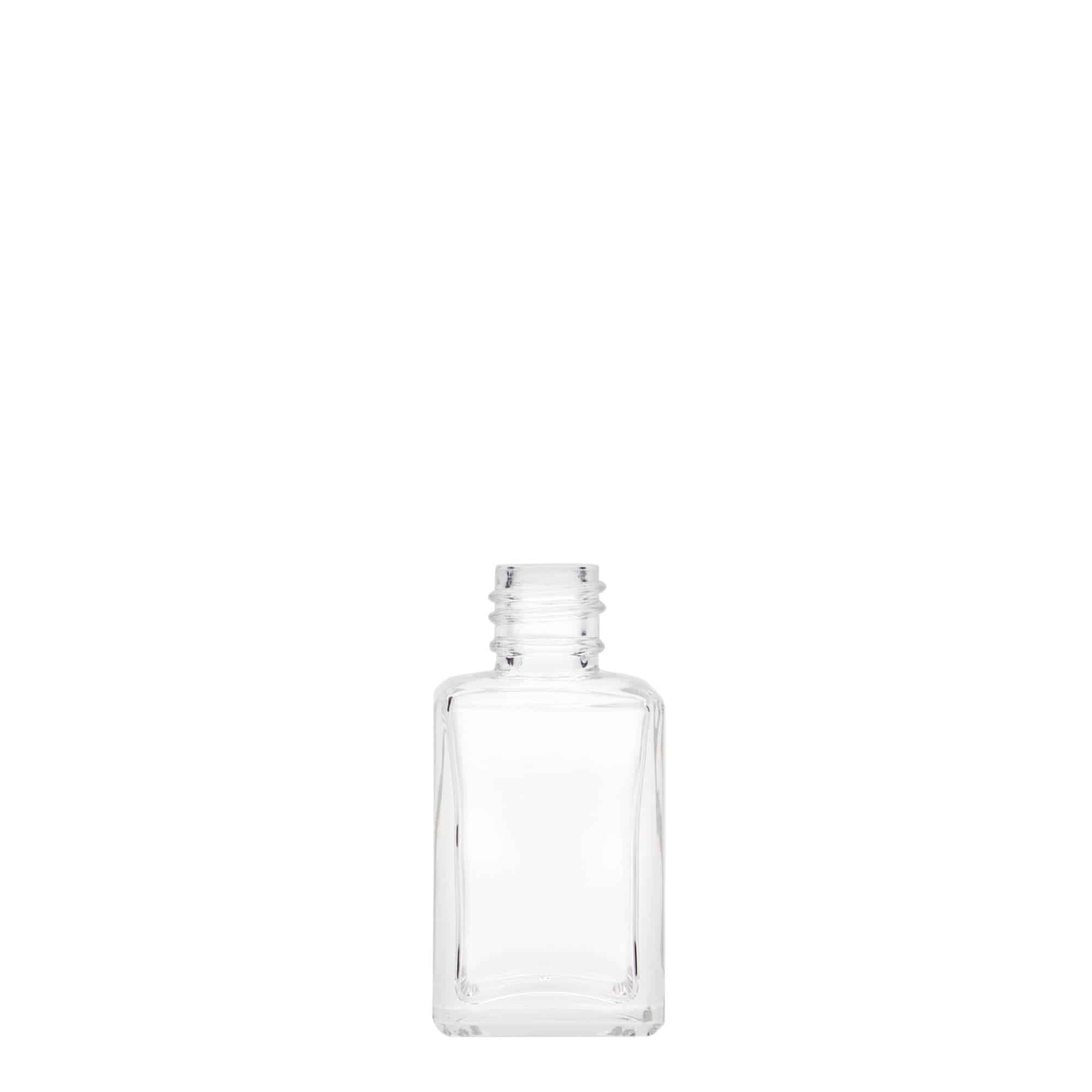30 ml Glasflasche „Tamme“, quadratisch, Mündung: PP 18
