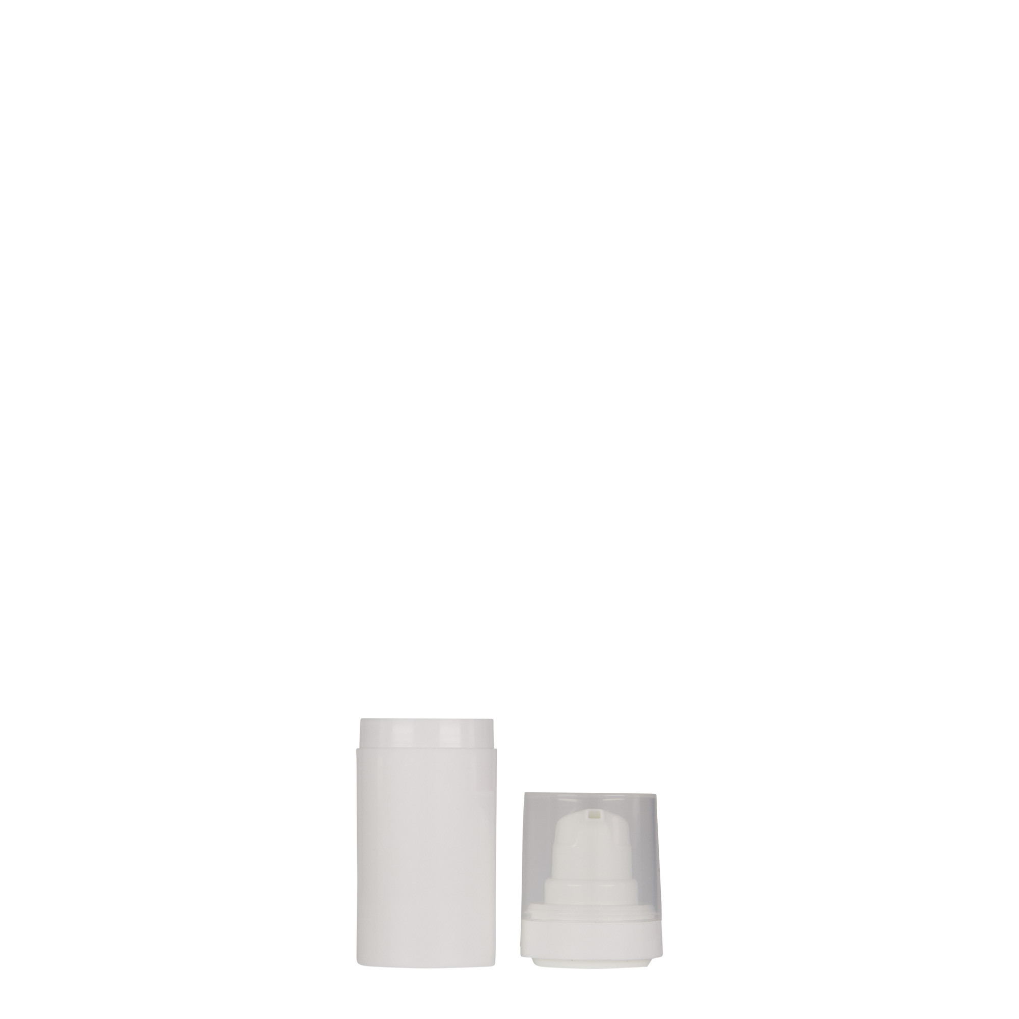 15 ml Airless Dispenser 'Micro', PP-Kunststoff, weiß
