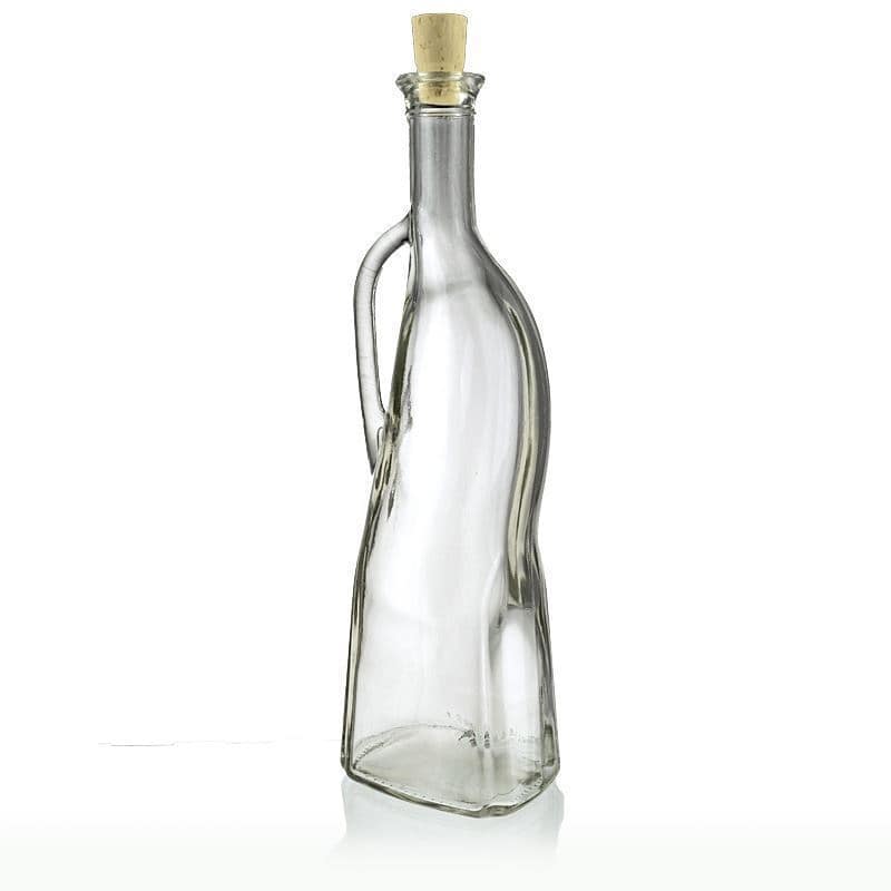 750 ml Glasflasche 'Josephina', oval, Mündung: Kork
