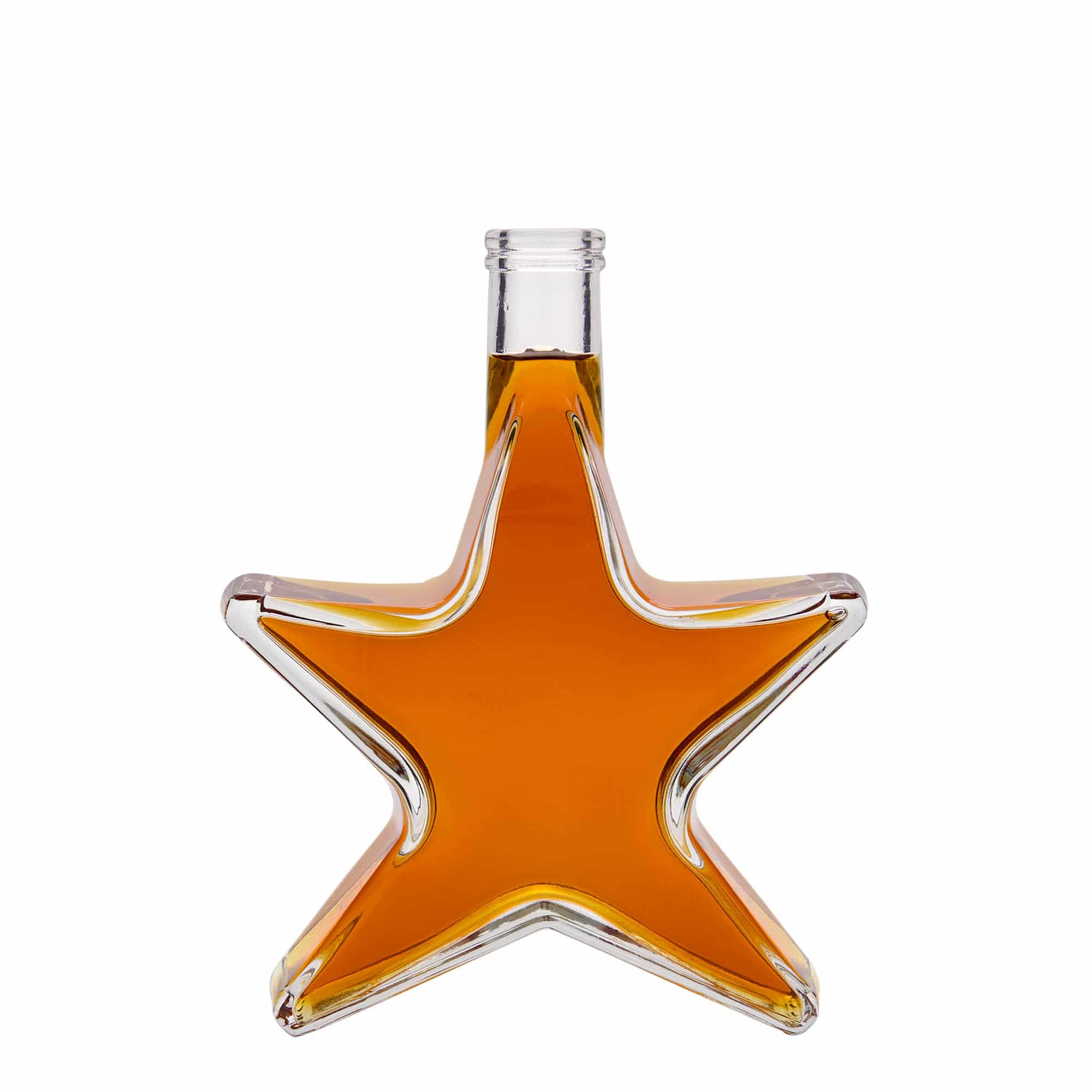 350 ml Glasflasche 'Stern', Mündung: Kork