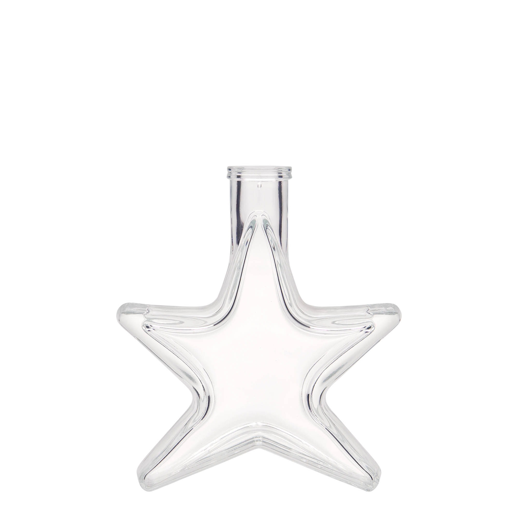 100 ml Glasflasche 'Stern', Mündung: Kork 100 ml Glasflasche 'Stern', Mündung: Kork