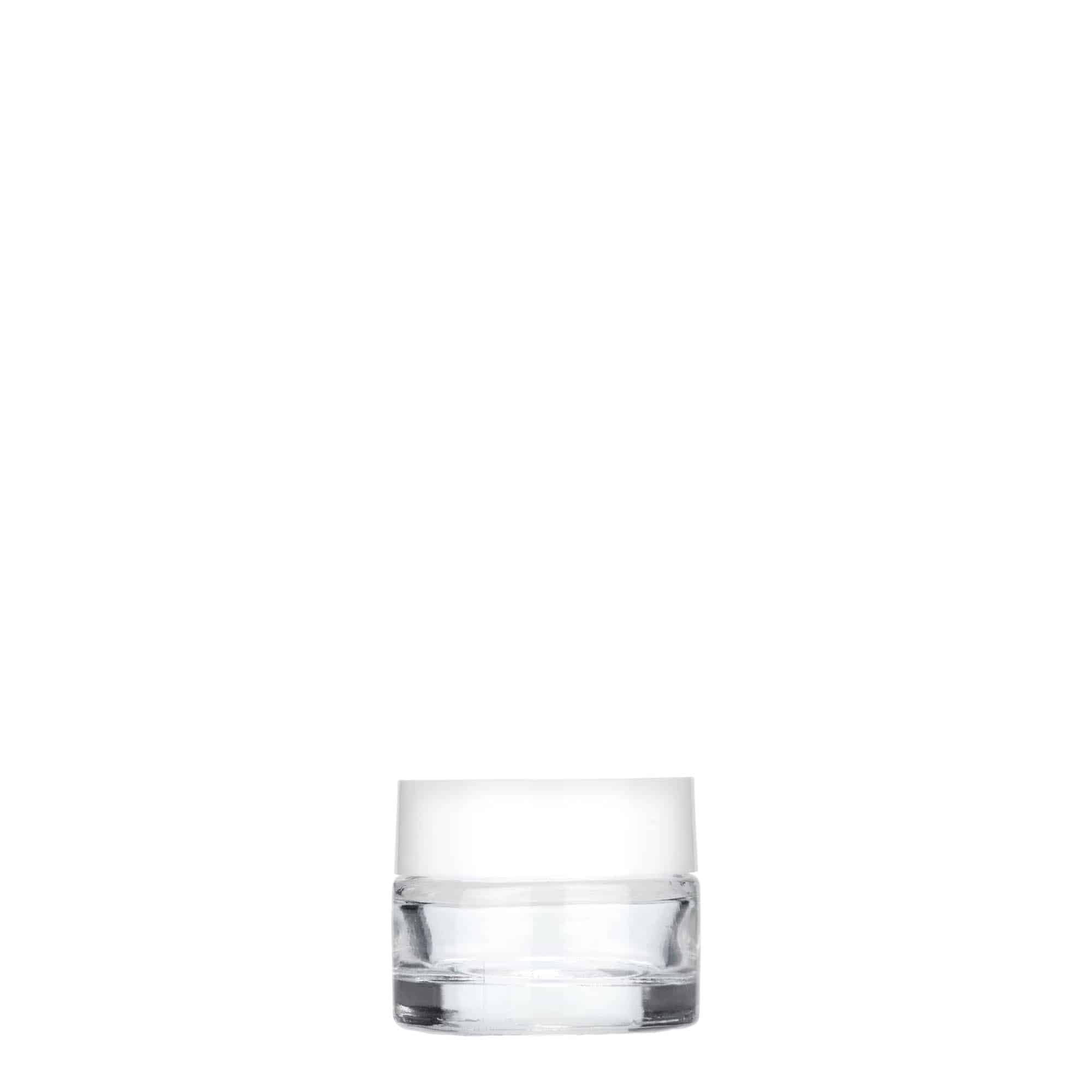 5 ml Tiegel „Beauty“, Glas, Mündung: Schraubverschluss