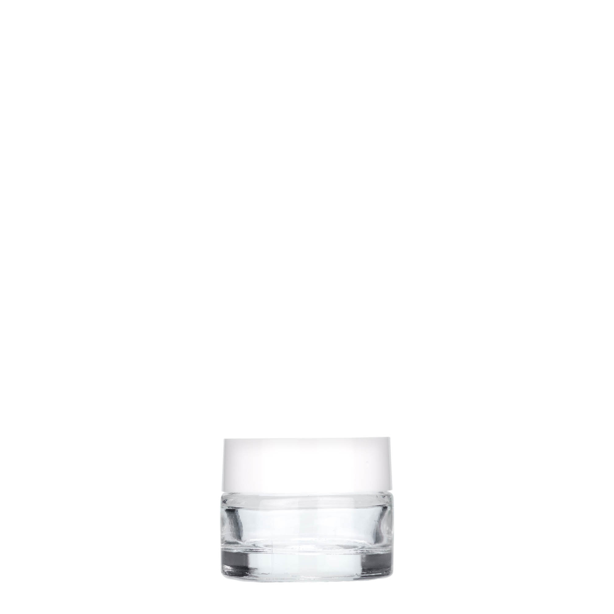 5 ml Tiegel „Beauty“, Glas, Mündung: Schraubverschluss