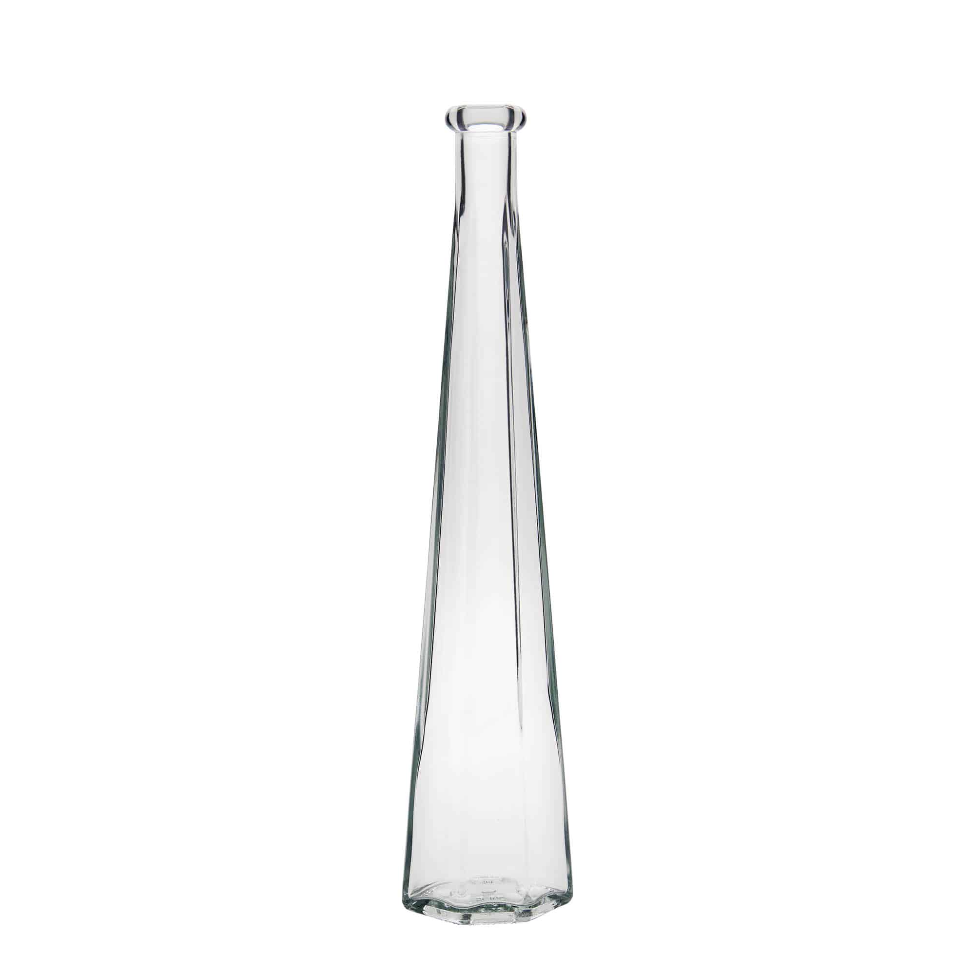 200 ml Glasflasche „Dama Sexta“, sechseckig, Mündung: Kork