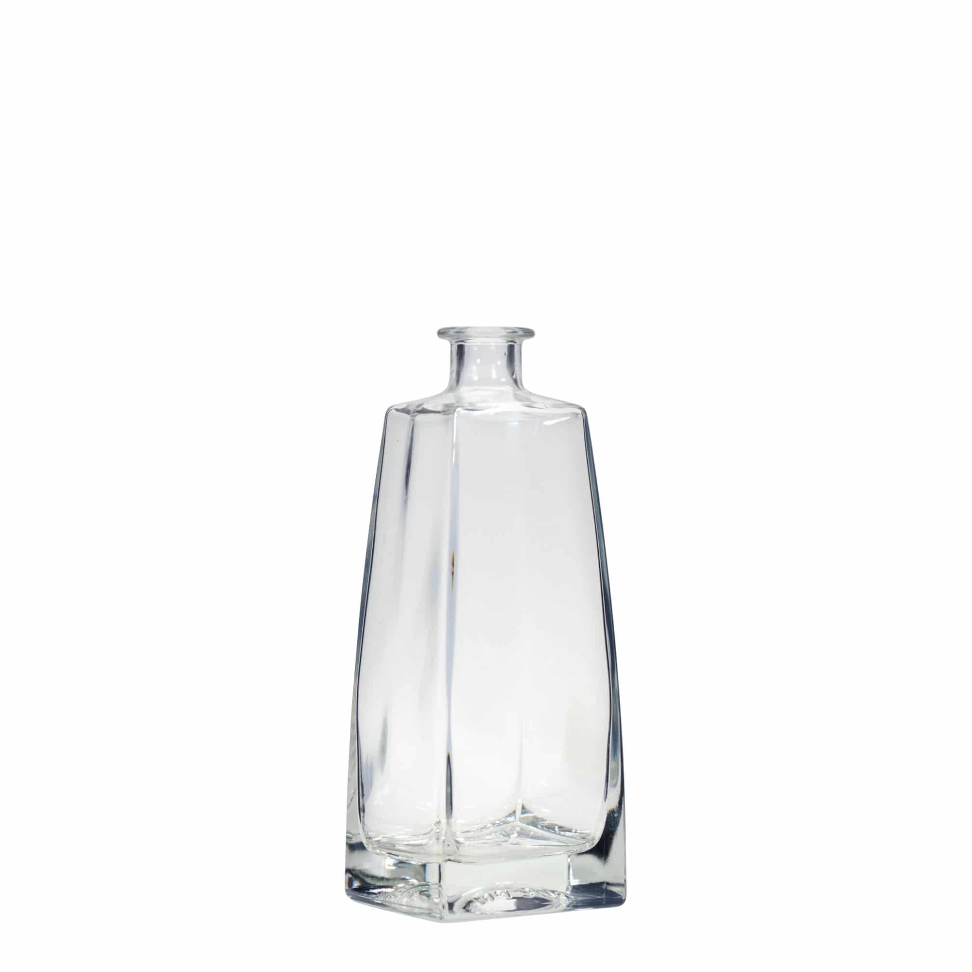 700 ml Glasflasche „Timmy“, rechteckig, Mündung: Kork