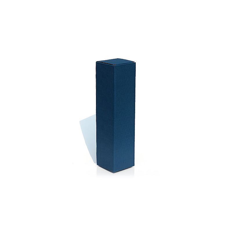 Geschenkkarton 'Welle', rechteckig, Pappe, blau Geschenkkarton 'Welle', rechteckig, Pappe, blau