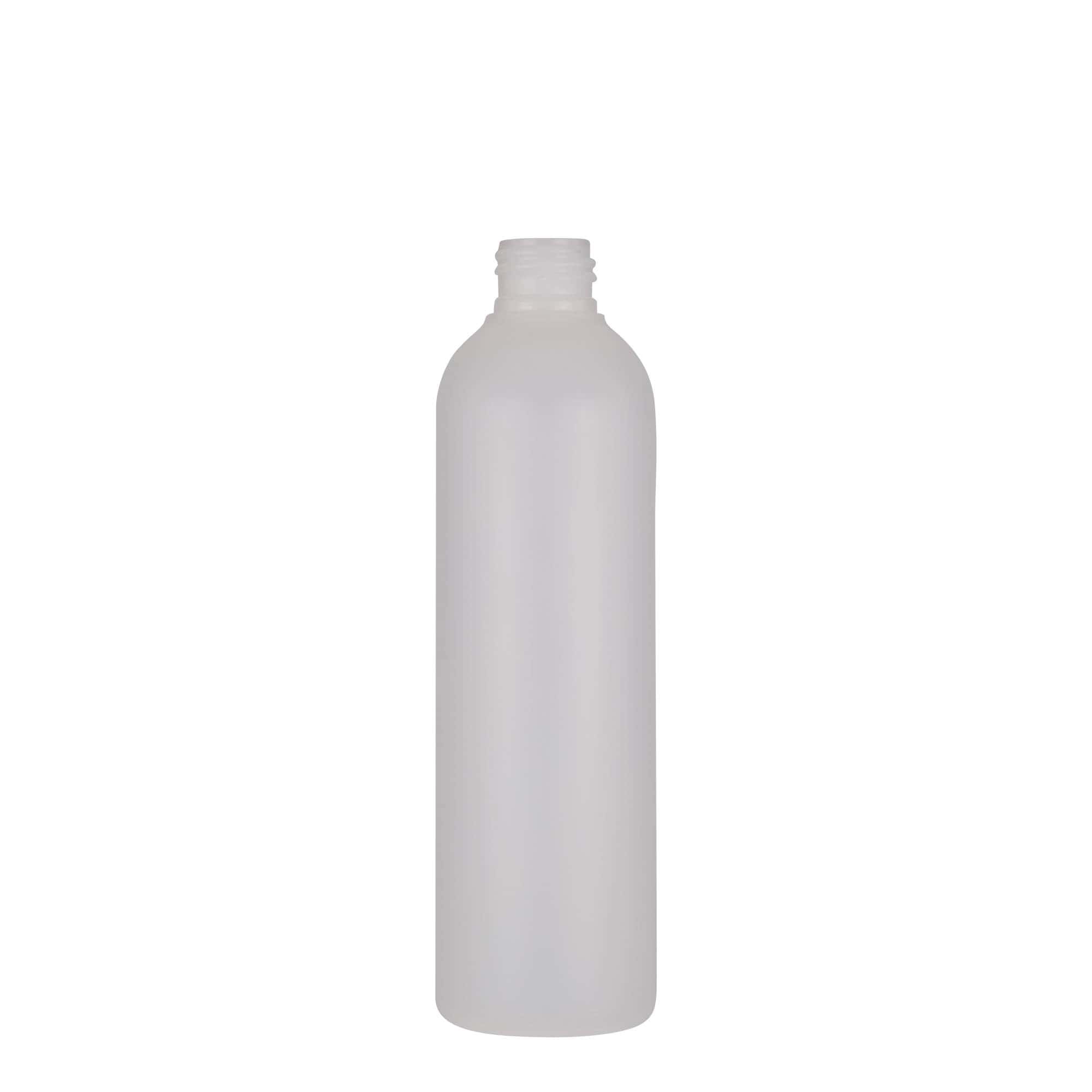 250 ml Kunststoffflasche „Tuffy“, HDPE, natur, Mündung:  24/410