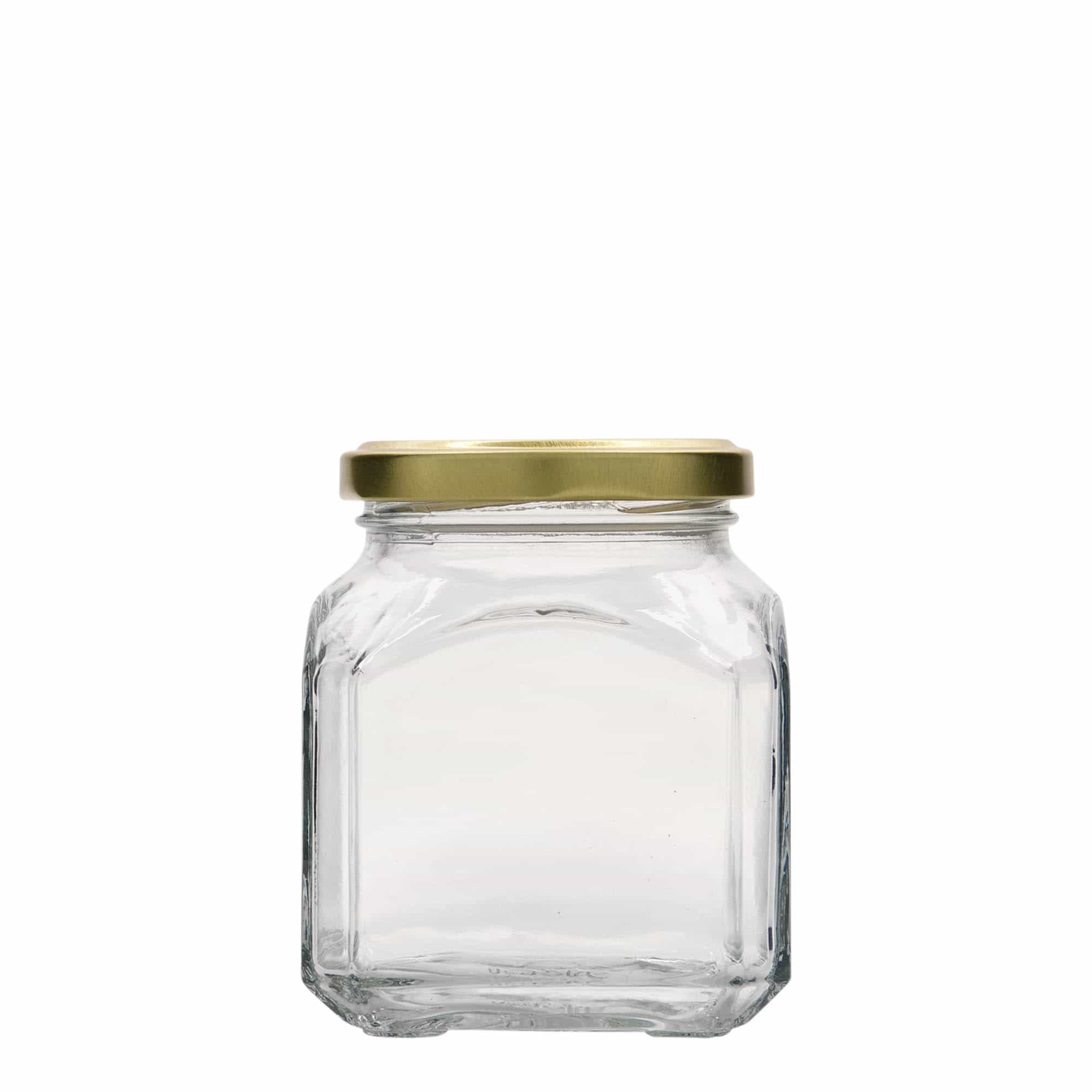 314 ml Vierkantglas 'Mailand', Mündung: Twist-Off (TO 63)