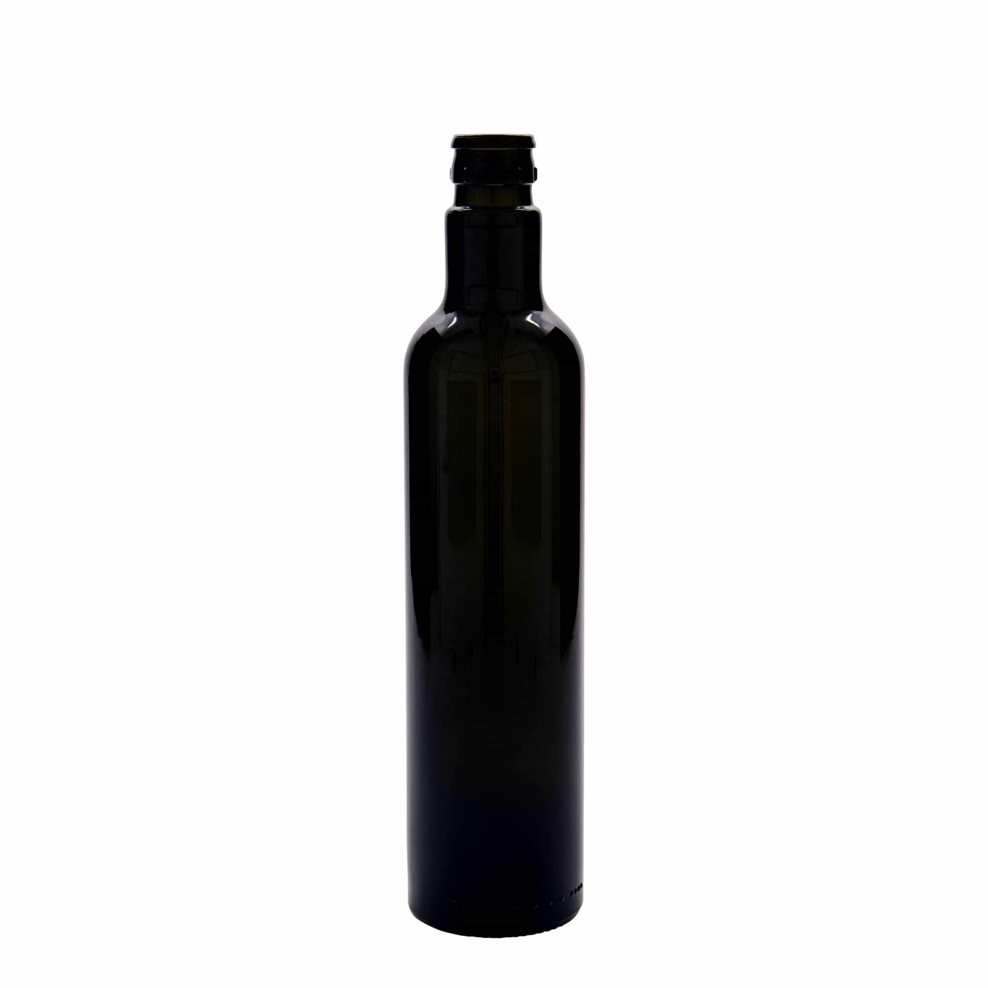 500 ml Essig-/Ölflasche 'Willy New', Glas, antikgrün, Mündung: DOP