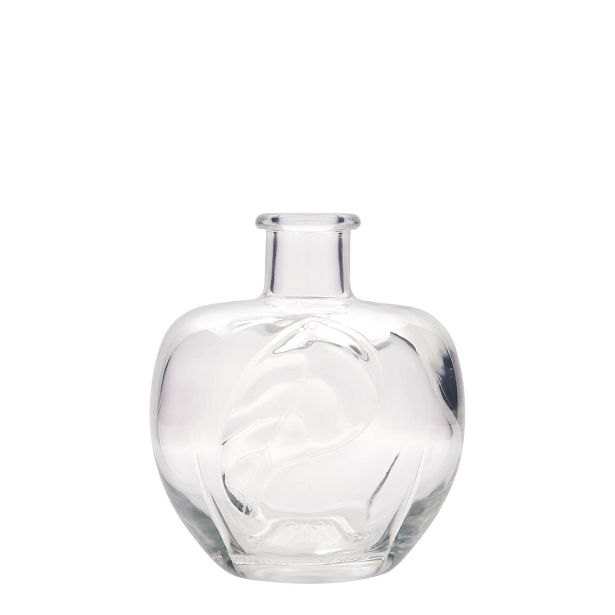 350 ml Glasflasche 'Apfel', Mündung: Kork 350 ml Glasflasche 'Apfel', Mündung: Kork