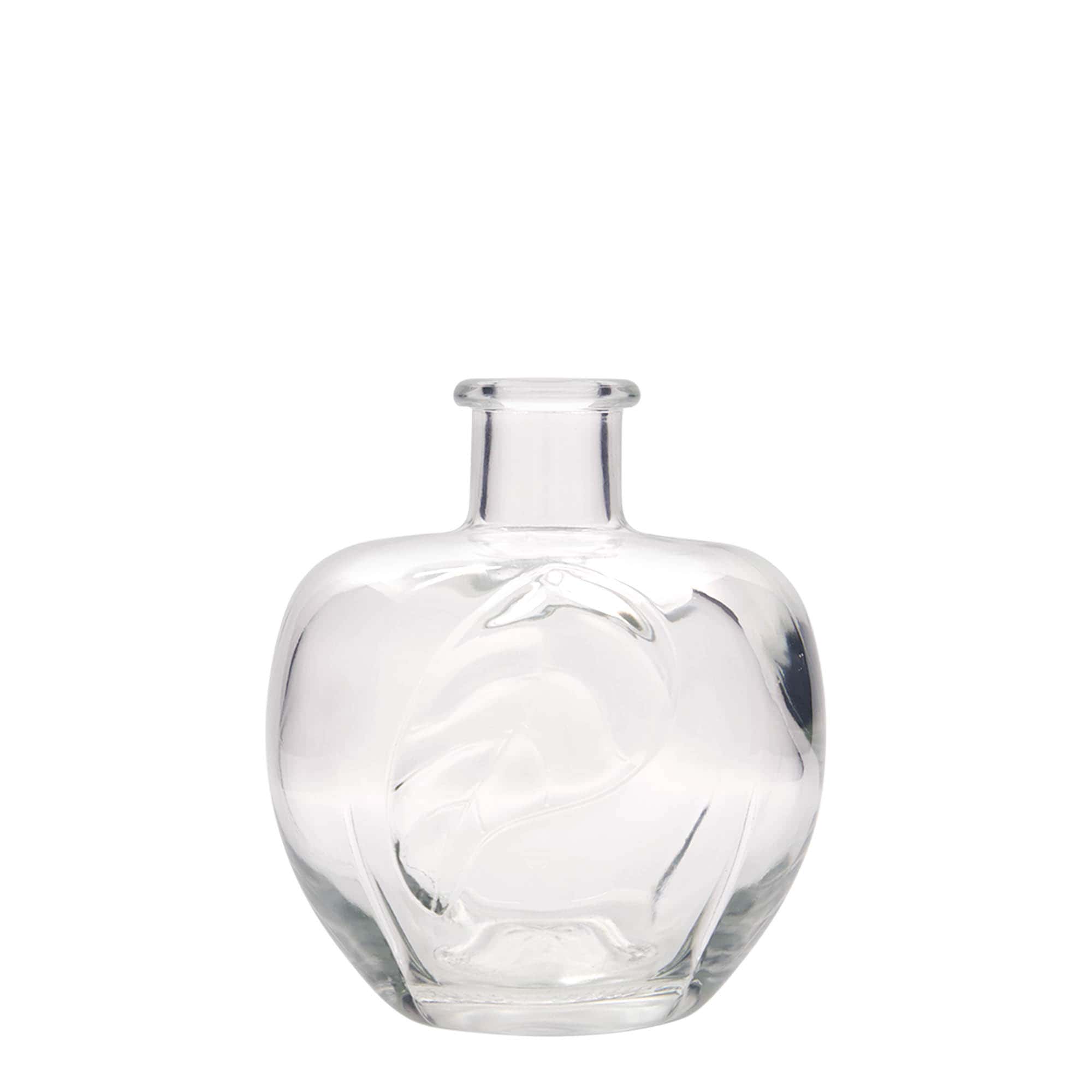 350 ml Glasflasche 'Apfel', Mündung: Kork 350 ml Glasflasche 'Apfel', Mündung: Kork