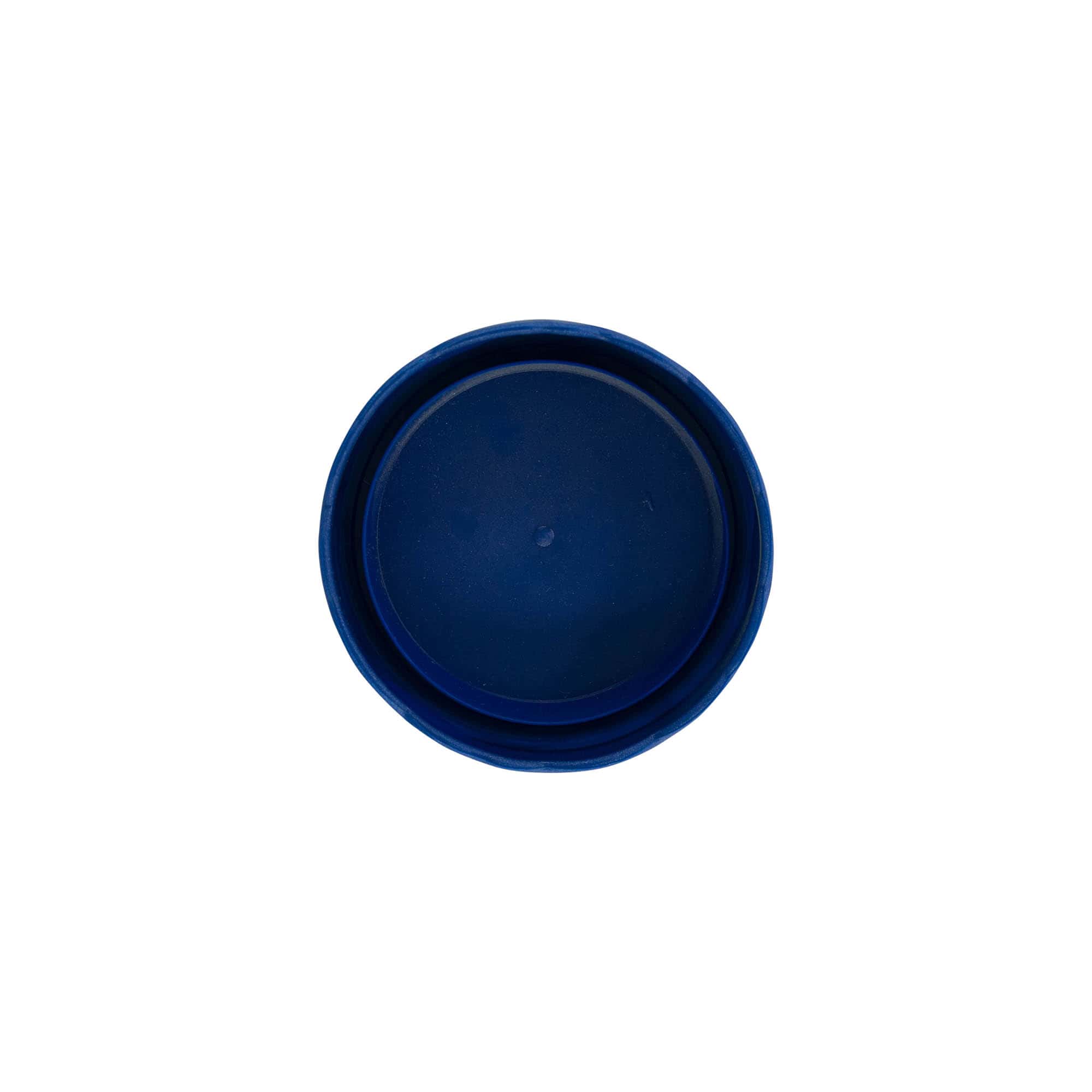 Stülpdeckel für Enghals-Keramiktopf, HDPE-Kunststoff, blau Stülpdeckel für Enghals-Keramiktopf, HDPE-Kunststoff, blau