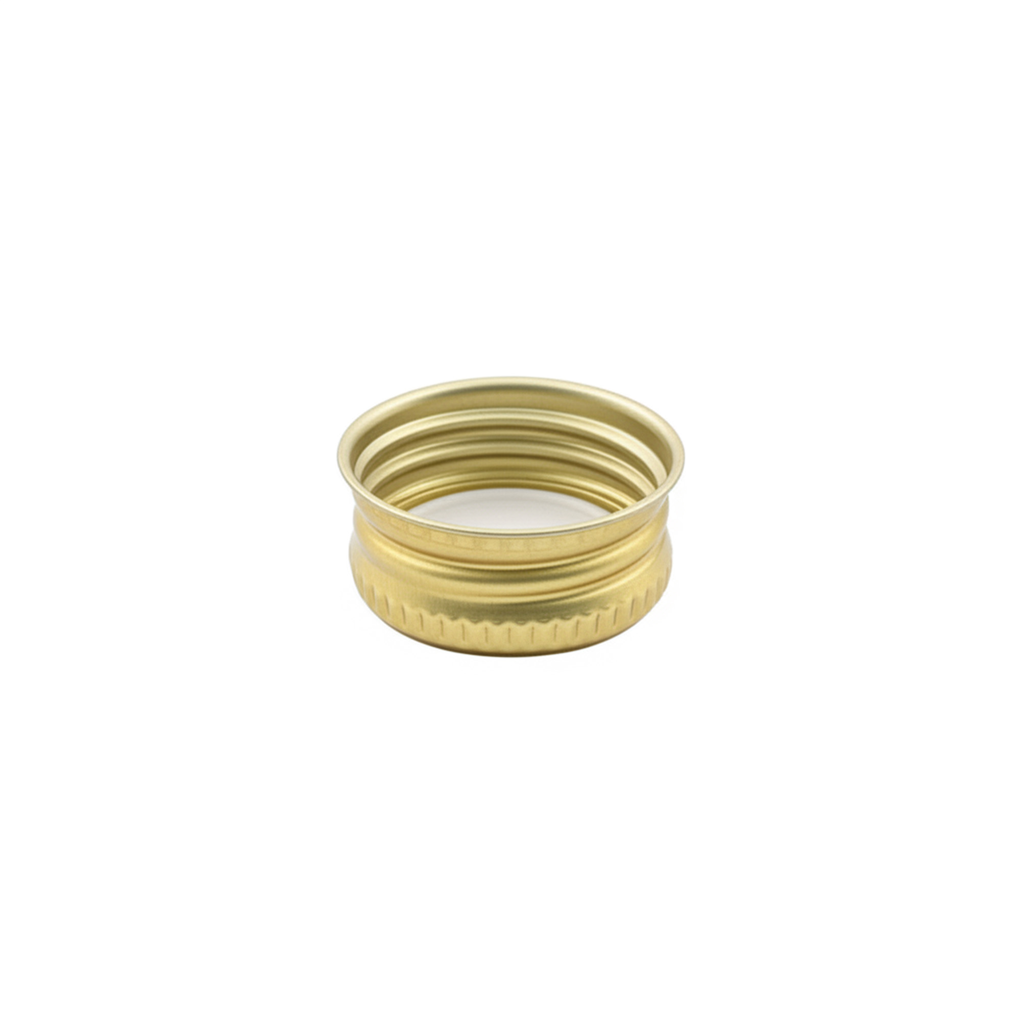 Schraubverschluss, Metall, gold, für Mündung: PP 28