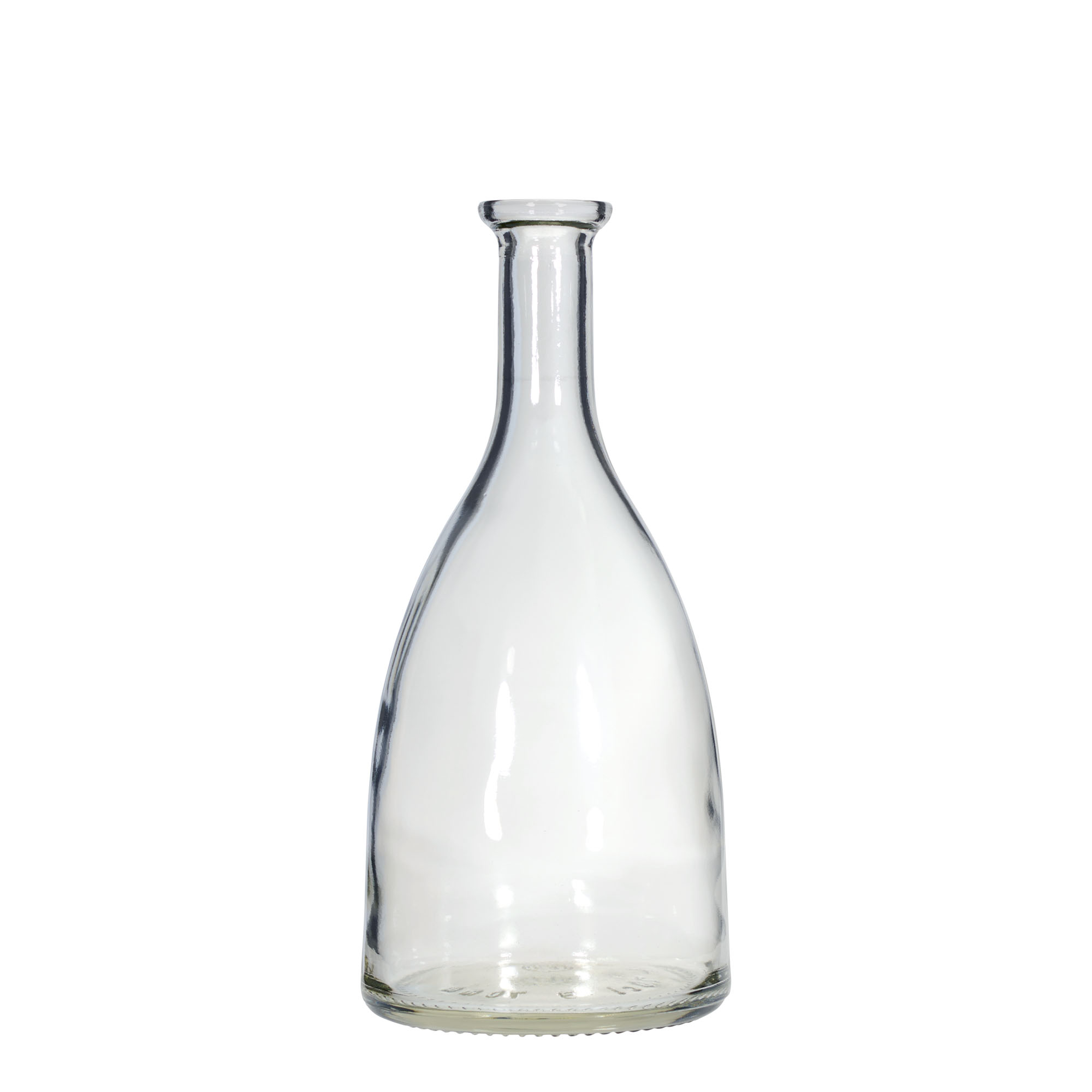 700 ml Glasflasche 'Viola', Mündung: Kork 700 ml Glasflasche 'Viola', Mündung: Kork
