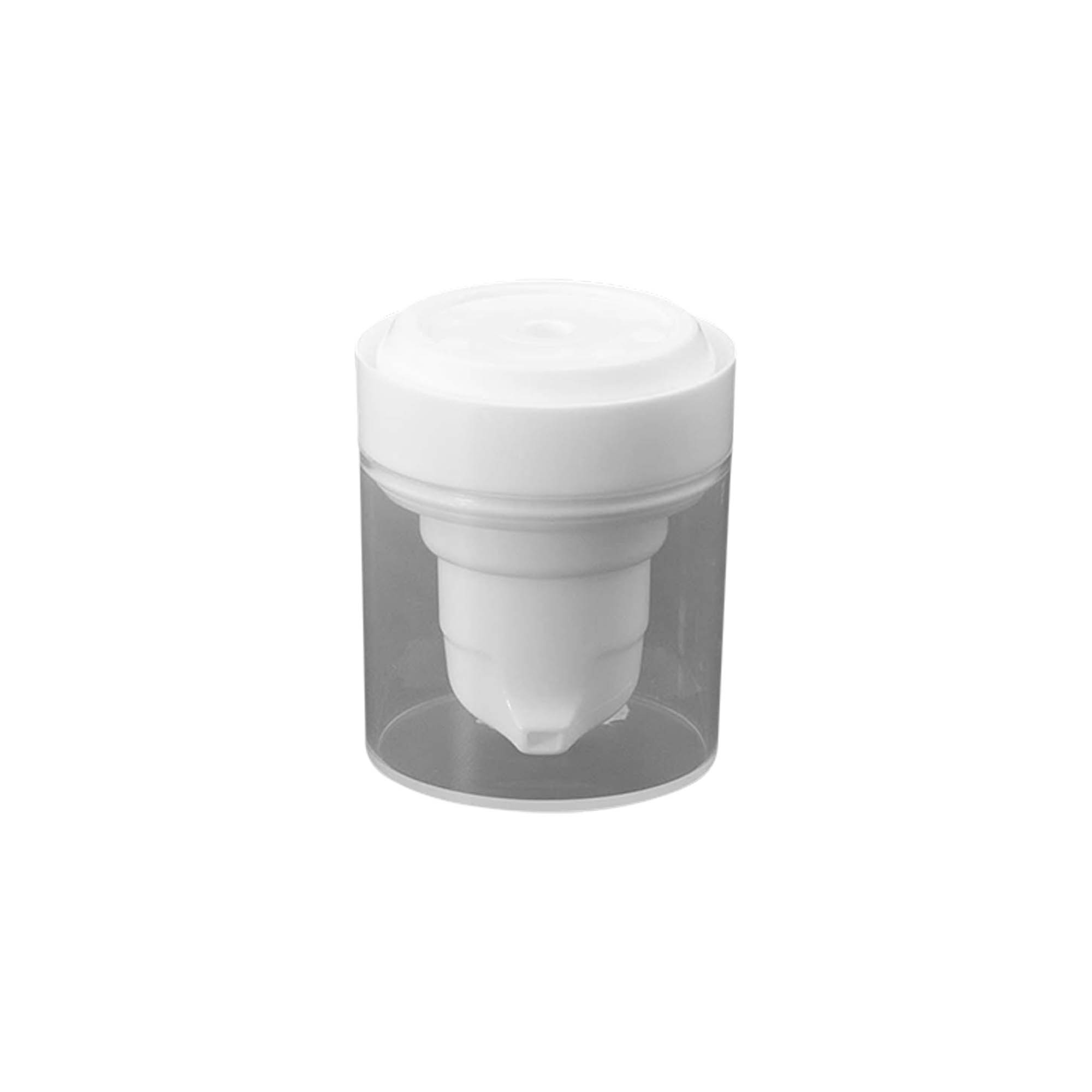 Airless Dispenser Pumpkopf 'Micro', PP-Kunststoff, weiß Airless Dispenser Pumpkopf 'Micro', PP-Kunststoff, weiß