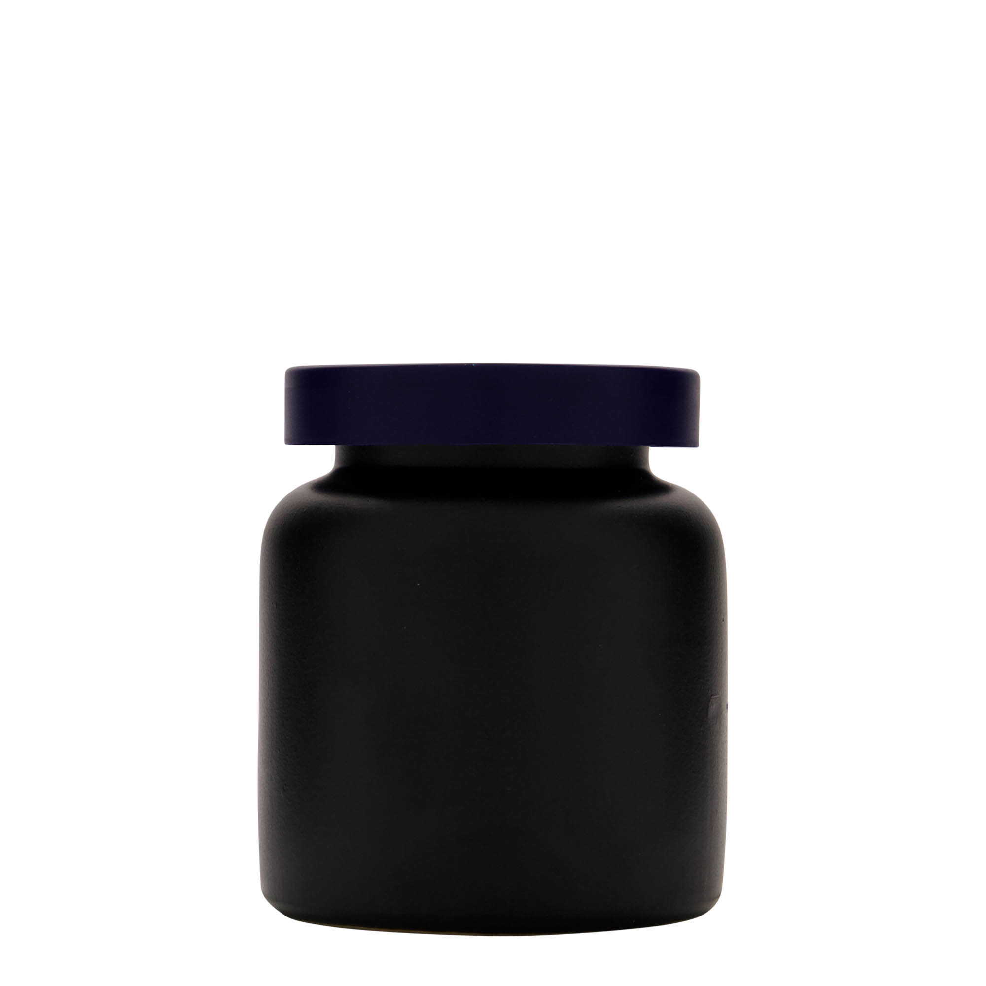 270 ml Steinzeugtopf, Keramik, schwarz, Mündung: Stülpdeckel 270 ml Steinzeugtopf, Keramik, schwarz, Mündung: Stülpdeckel
