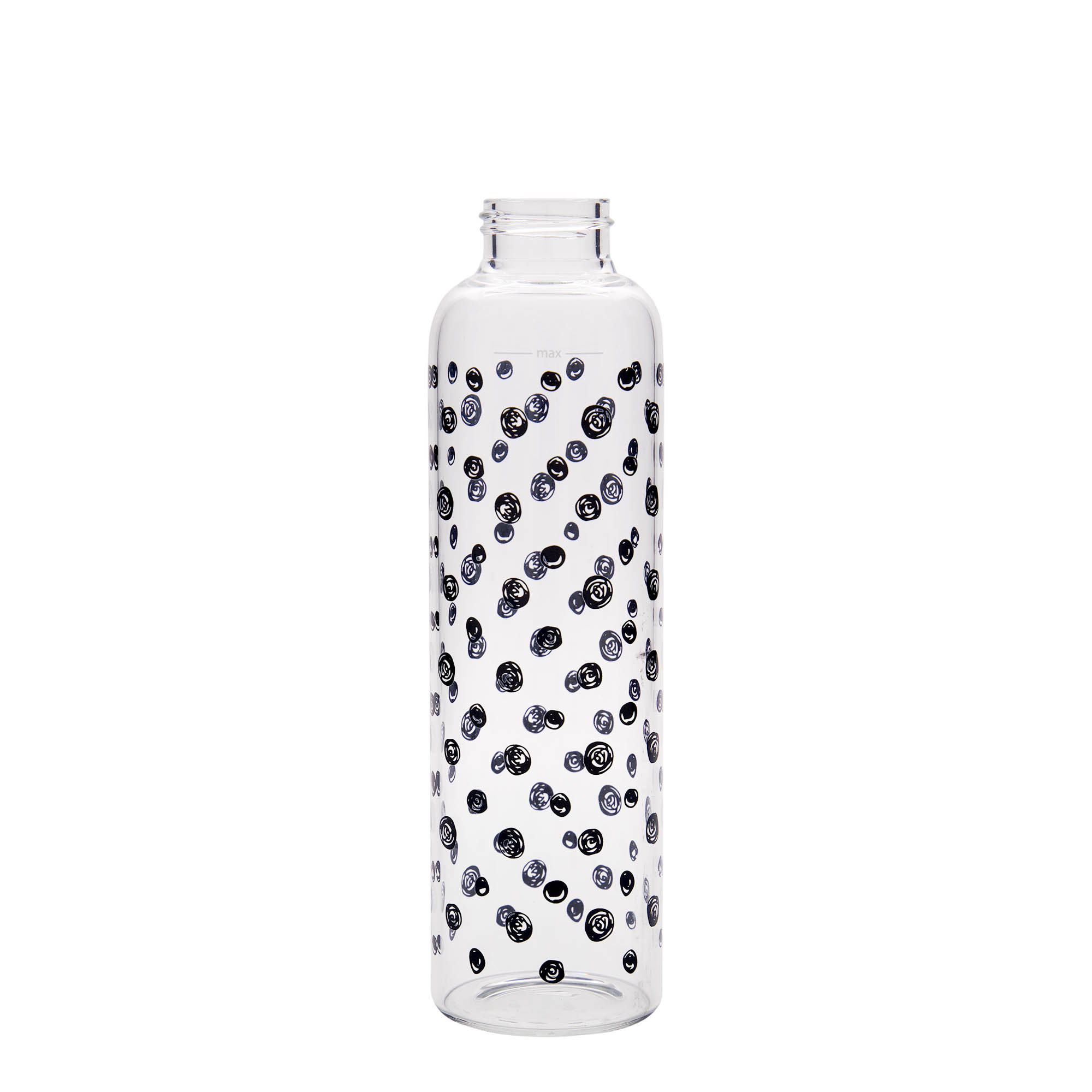 500 ml Trinkflasche 'Perseus - Schwarze Punkte', Mündung: Schraubverschluss 500 ml Trinkflasche 'Perseus - Schwarze Punkte', Mündung: Schraubverschluss